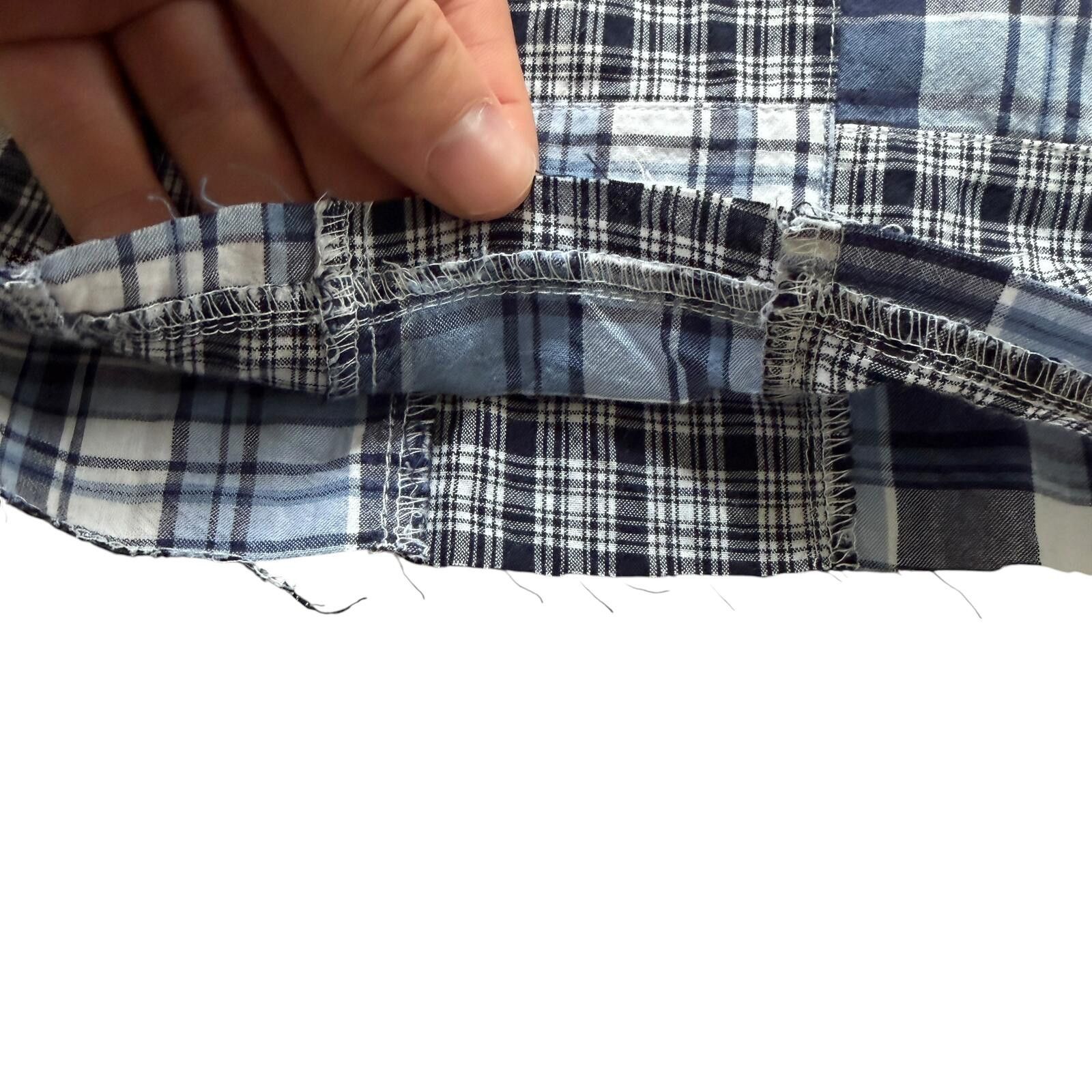 Other Old School Clothing Patchwork Button Up Shirt Cropped Boxy L Size US L / EU 52-54 / 3 - 4 Thumbnail