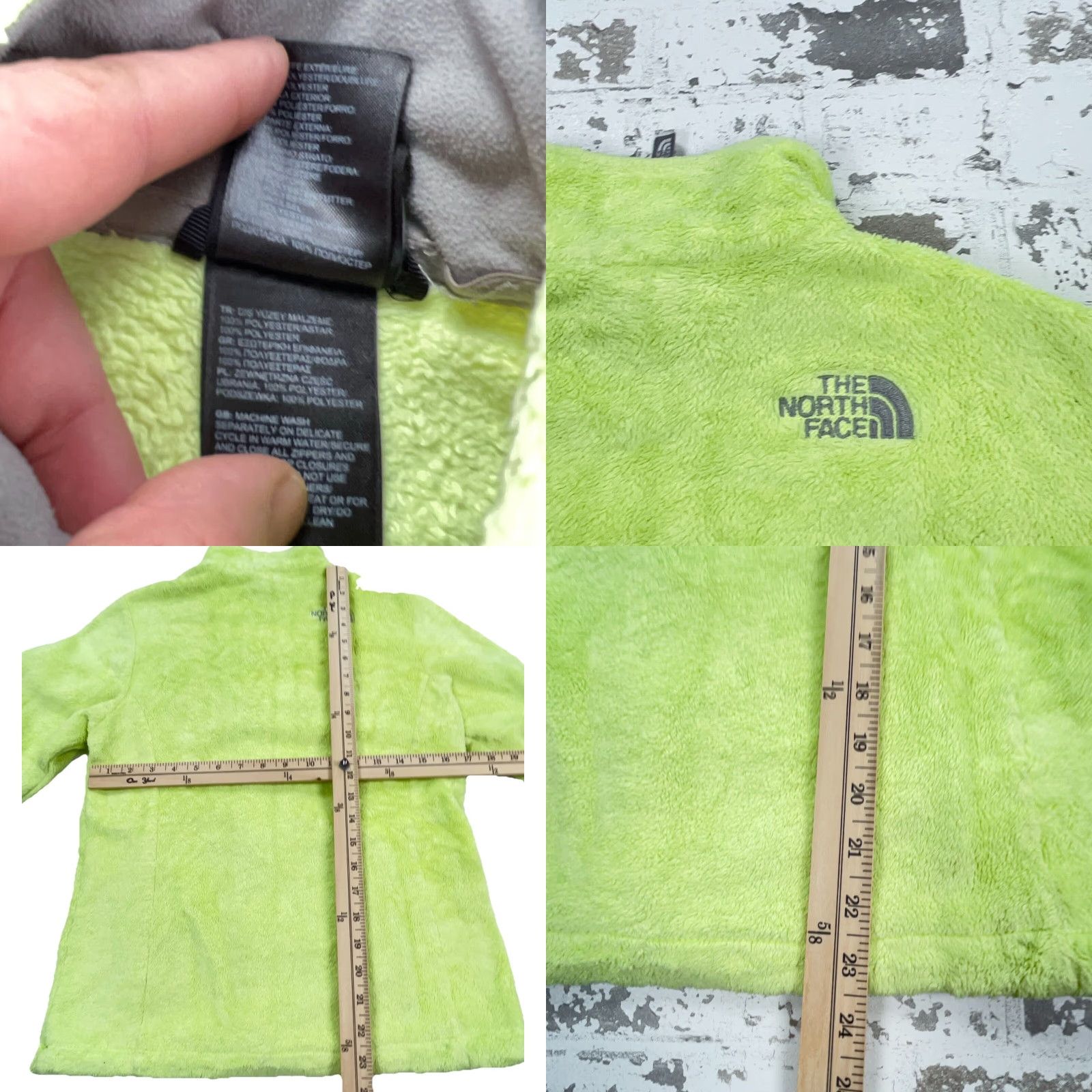 The North Face The North Face Jacket Women S Yellow Gray Fleece Coat Zip Short All Seasons Pockets Logo Subtle Embroidered Size S / US 4 / IT 40 - 8 Thumbnail