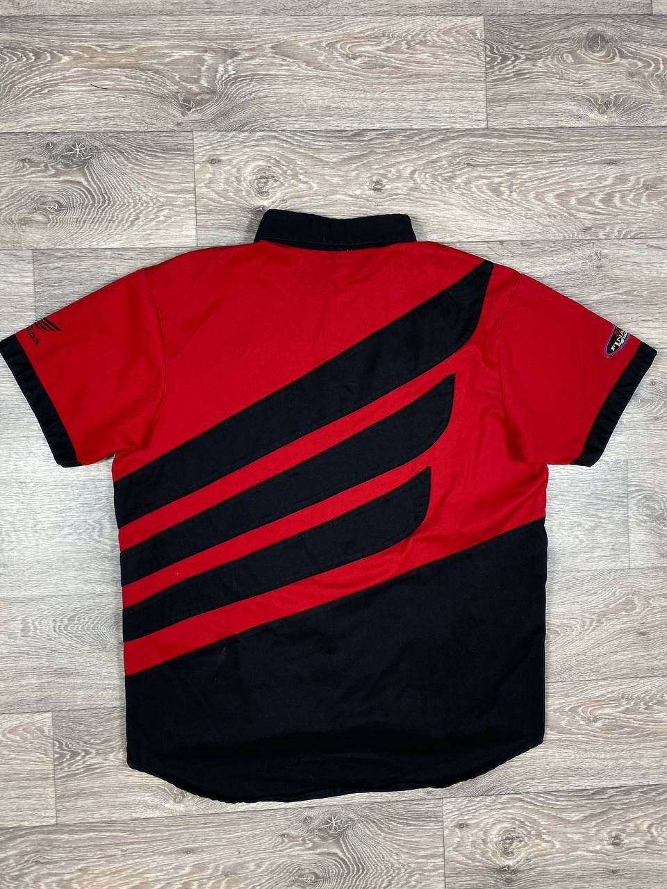 Honda × NASCAR Vintage honda logo racing buttom down heavy cotton shirt Size US XL / EU 56 / 4 - 2 Thumbnail