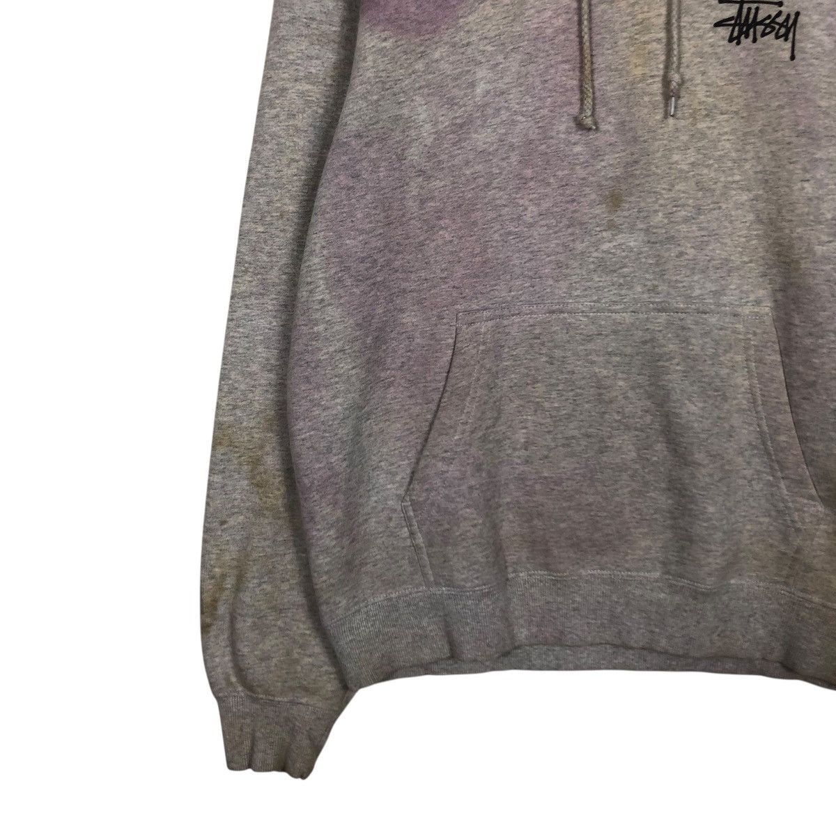 Stussy 🔥VINTAGE HOODIE STUSSY BIG LOGO ACID WASH DISTRESSED DESIGN Size US M / EU 48-50 / 2 - 6 Thumbnail