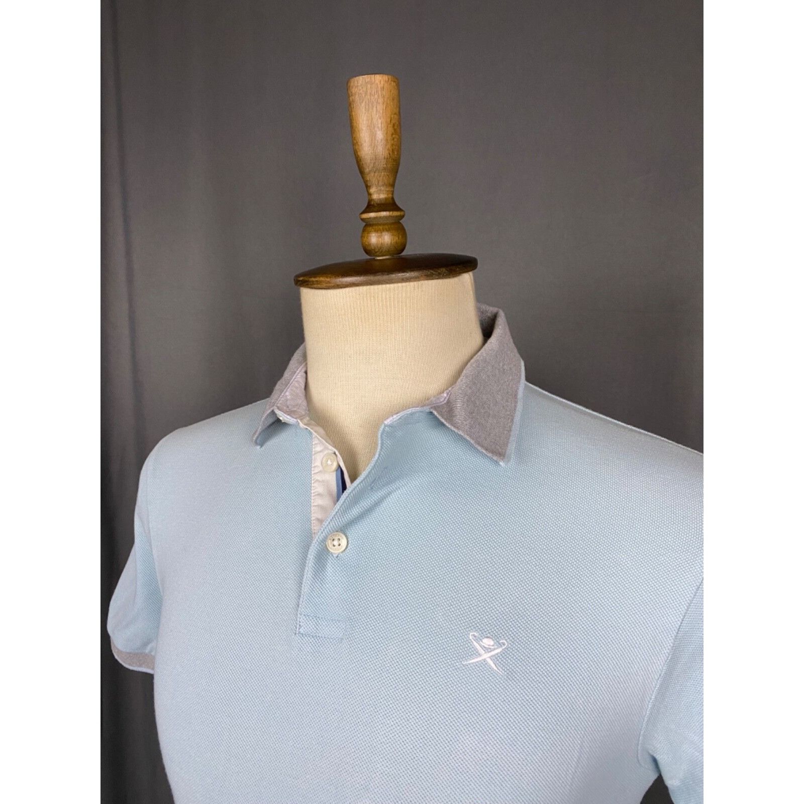 Hackett MINT! Hackett Small Logo Men's Light Blue Polo T-Shirt Size Size US M / EU 48-50 / 2 - 5 Thumbnail