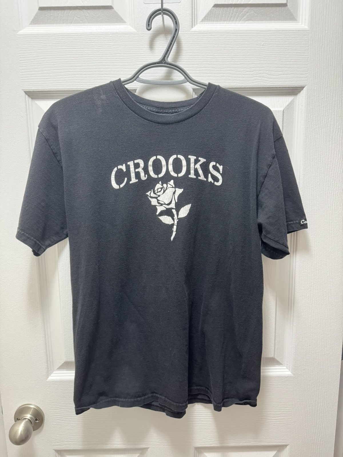 Crooks & Castles × Vintage Crooks and Castles Vintage Flower Logo Tee Rare Faded Size US M / EU 48-50 / 2 - 1 Thumbnail