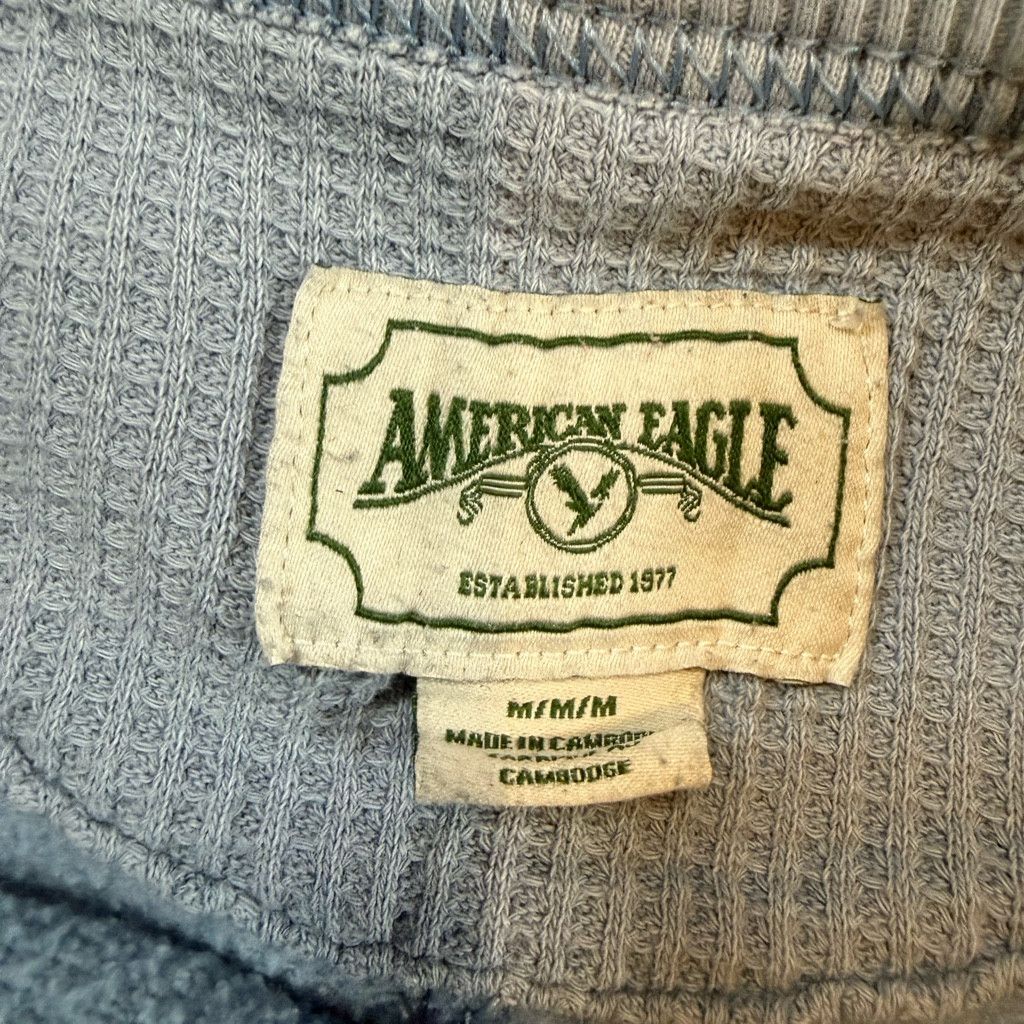 American Optical American Eagle Men’s M Blue Crewneck Sweatshirt Size US M / EU 48-50 / 2 - 7 Thumbnail