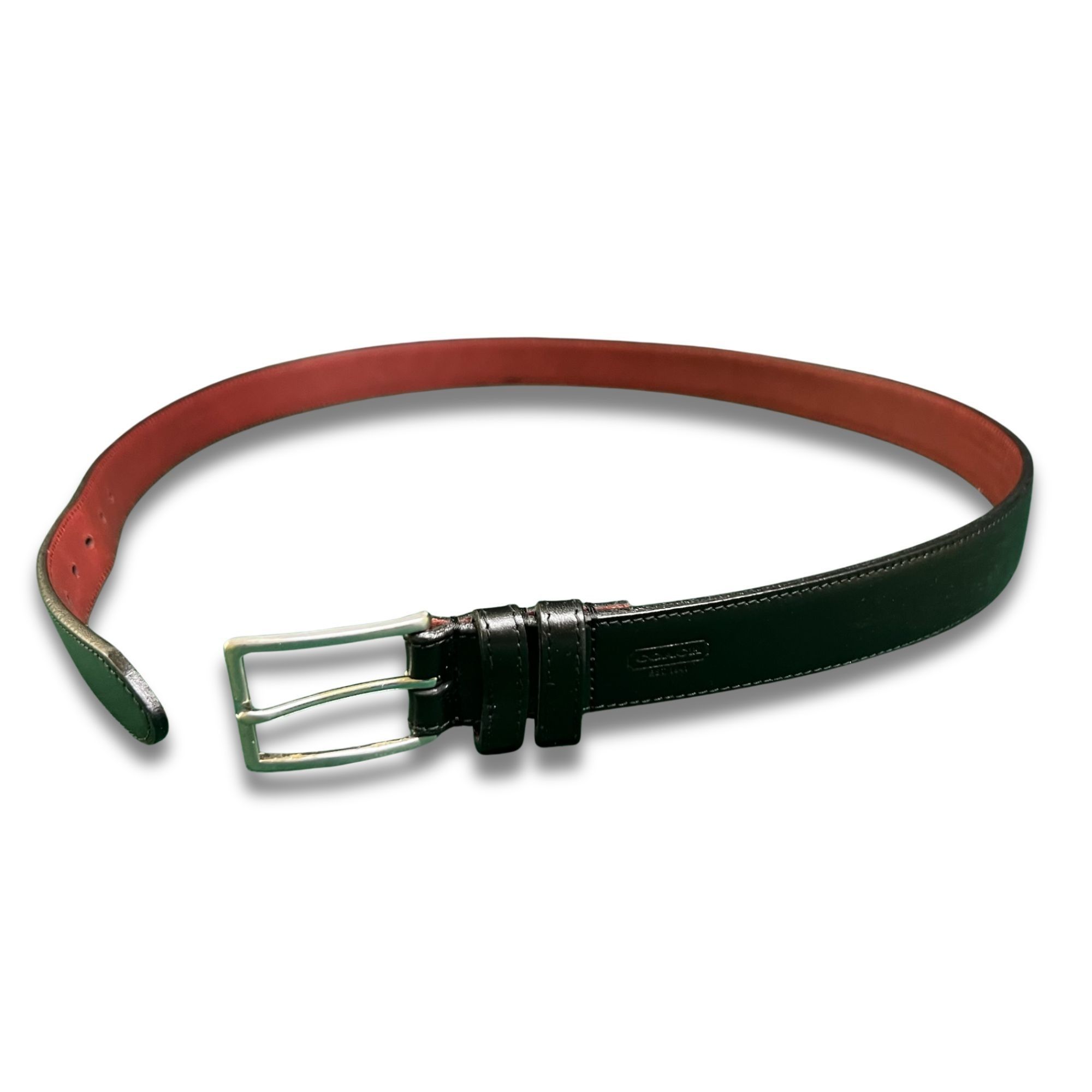 Coach Coach Reversible Mens Leather Belt Black & Brown Genuine Cow Size ONE SIZE - 2 Thumbnail