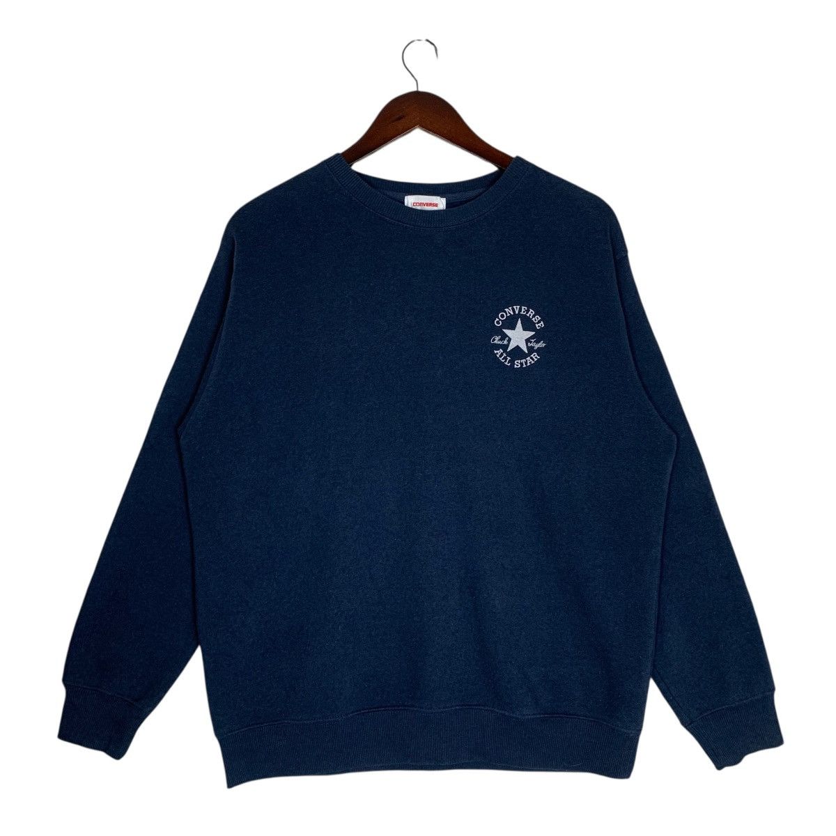 Converse Vintage Converse All Star StreetWear JapaneseBran Sweatshirt Size US M / EU 48-50 / 2 - 2 Thumbnail