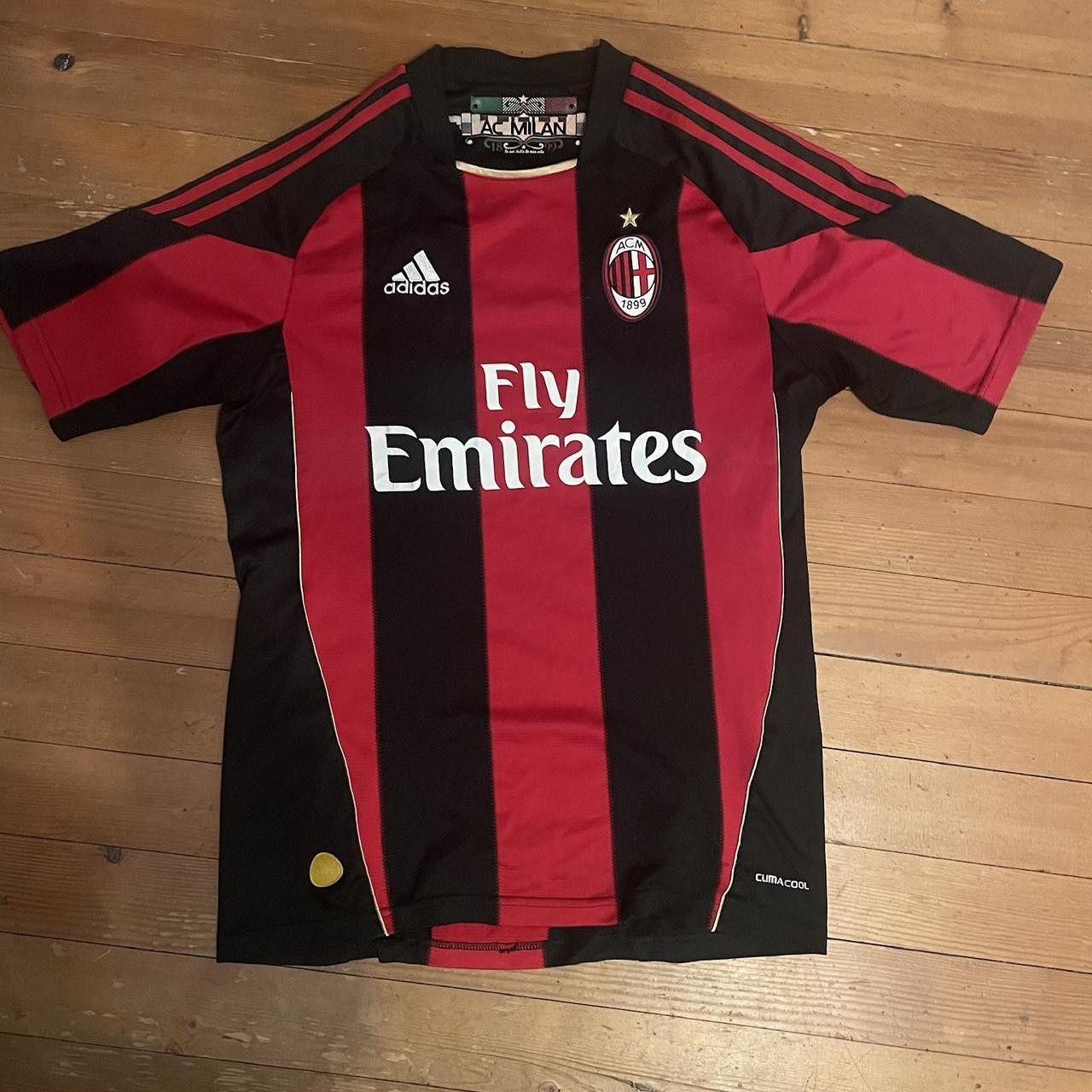 Adidas Ac Milan Fussball triko. Size US M / EU 48-50 / 2 - 1 Thumbnail