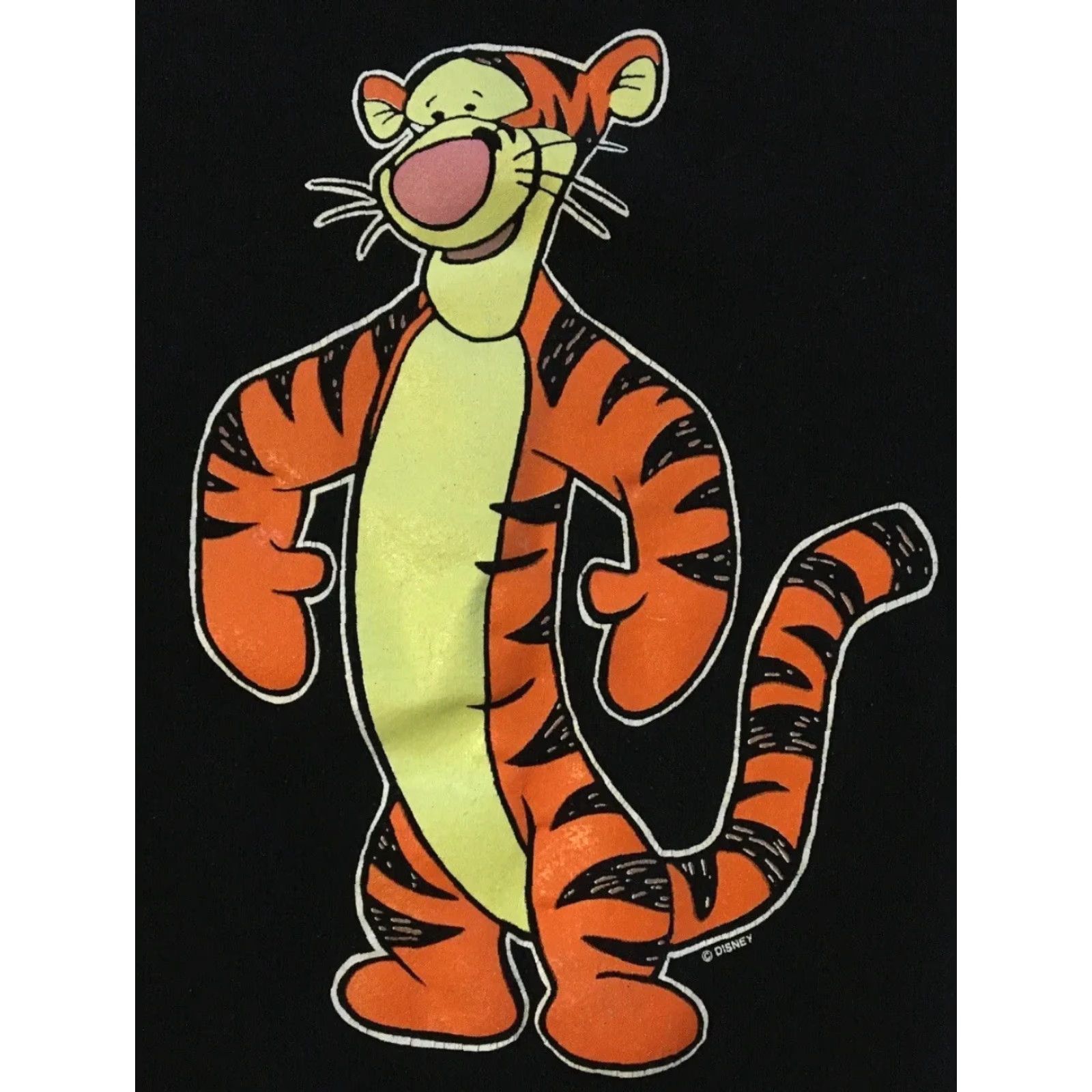 Disney VINTAGE 90s Disney Tigger Sweatshirt S Disneyland Funny Cartoon Mickey Mouse Grunge Hoodie Men Black Size S Size US S / EU 44-46 / 1 - 2 Thumbnail