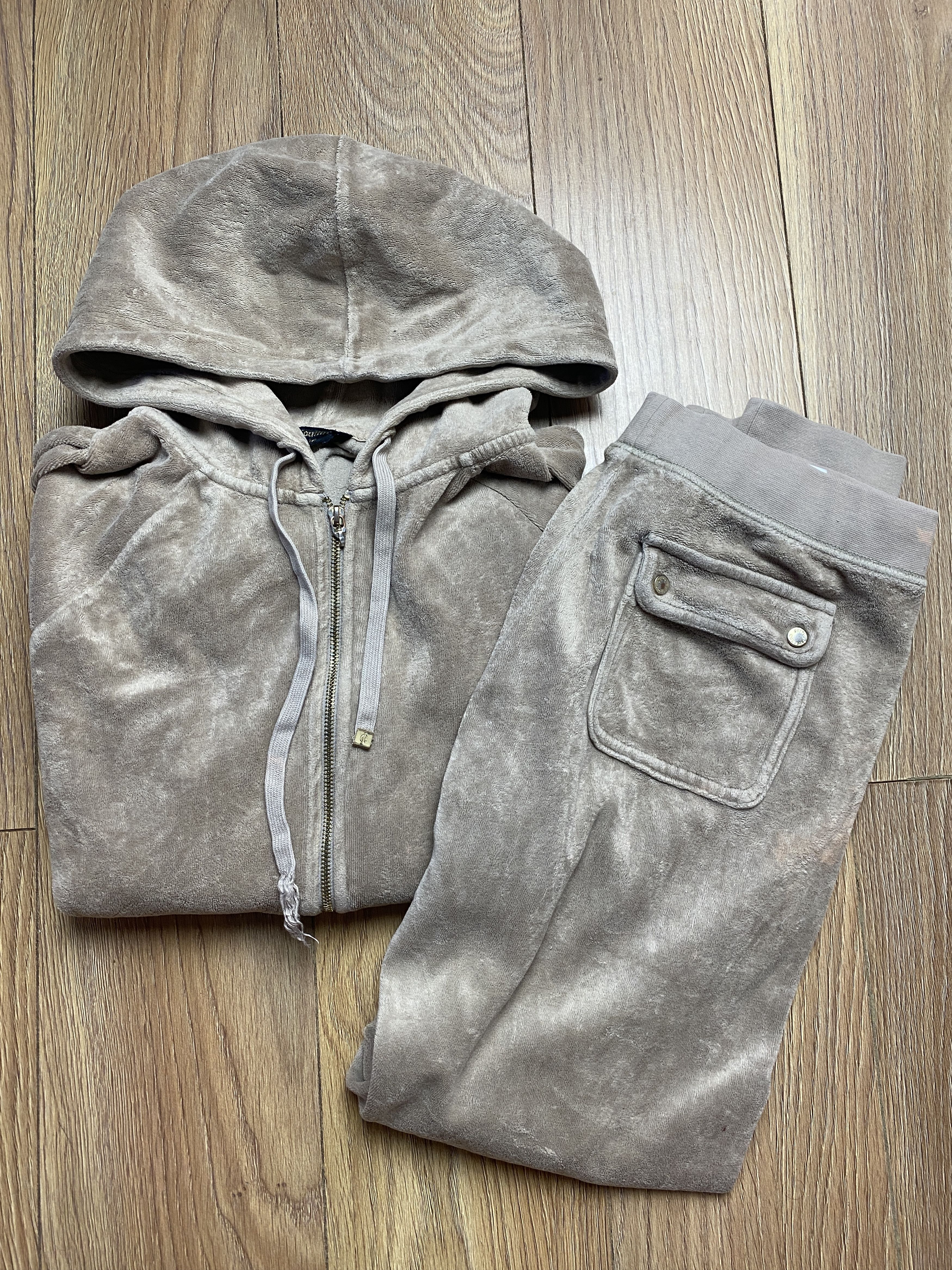 Juicy Couture Juicy Couture basic velvet SET zip-up hoodie sweatpants y2k Size M / US 6-8 / IT 42-44 - 1 Thumbnail