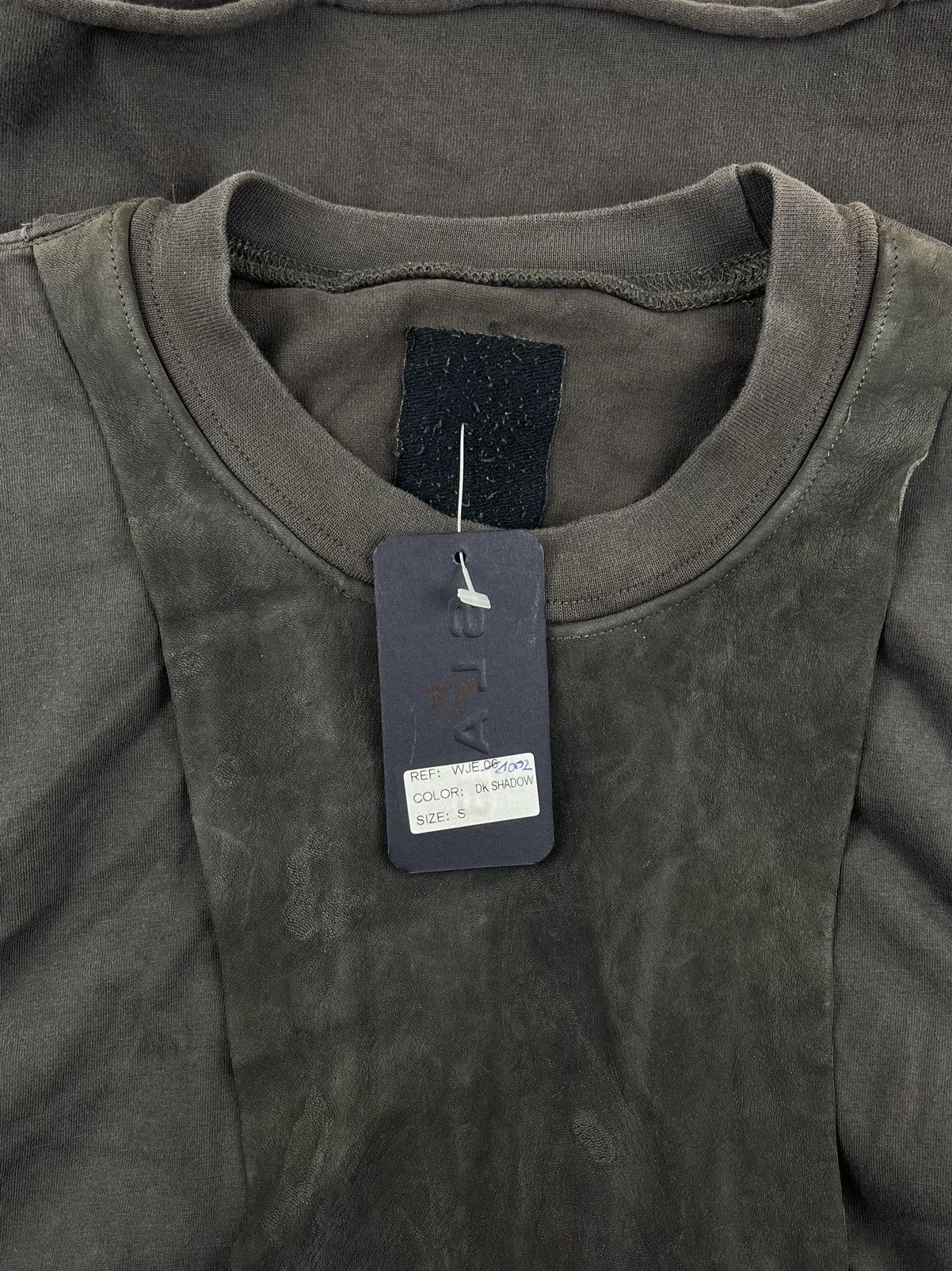 Rick Owens Rick Owens SLAB Leather Layered Longsleeve Crewneck Shirt Size US S / EU 44-46 / 1 - 3 Thumbnail