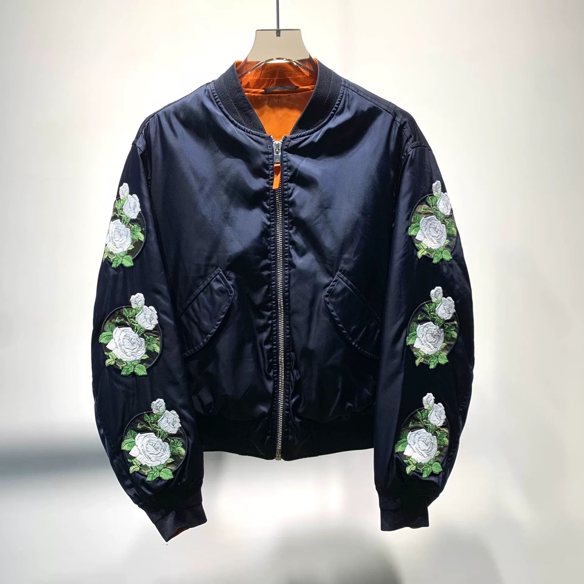 Dior Camellia Embroidered Bomber Jacket