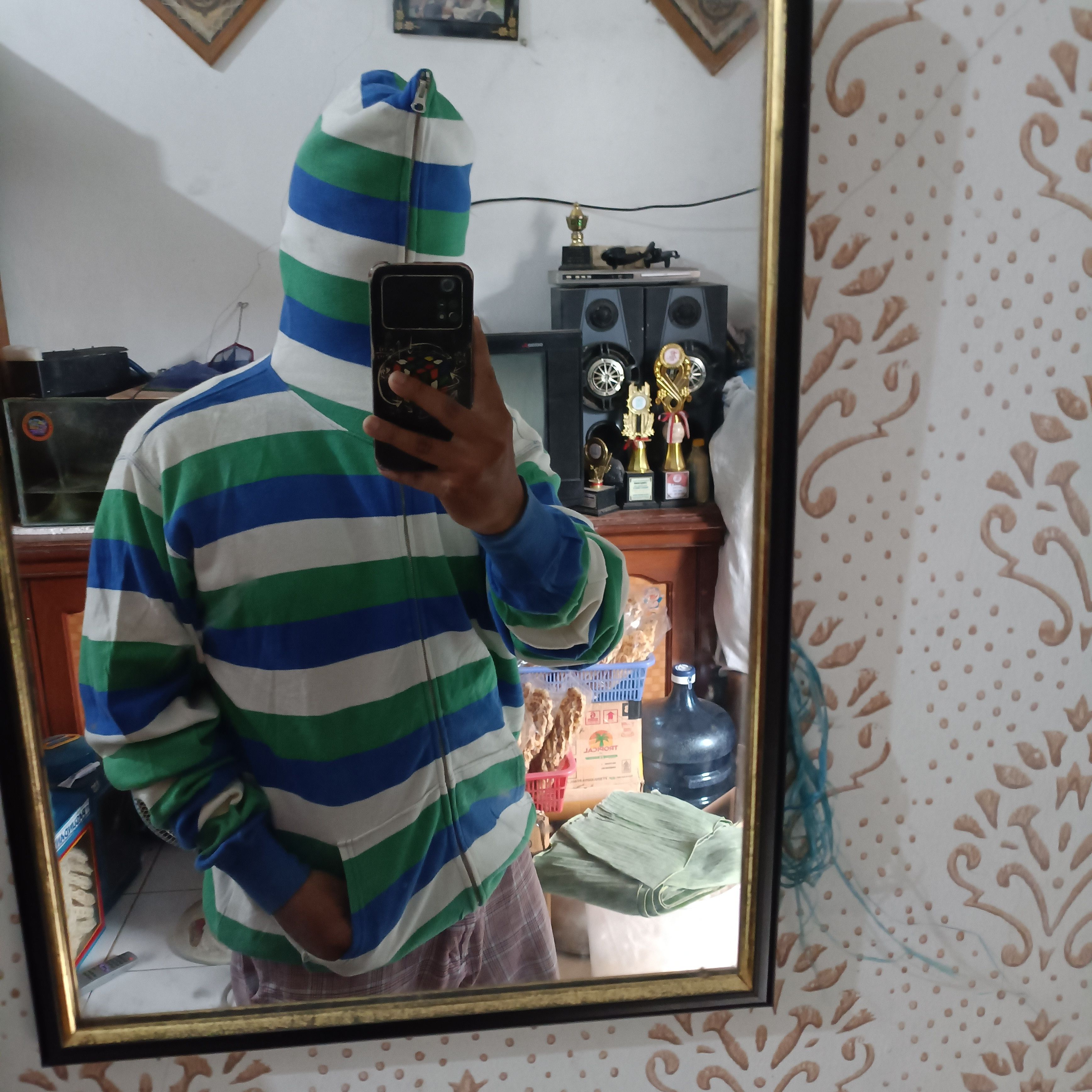 MasterPiece MASTERPIECE REALMAD HECTIC STRIPE FULLZIPHOODIE Size US L / EU 52-54 / 3 - 11 Thumbnail