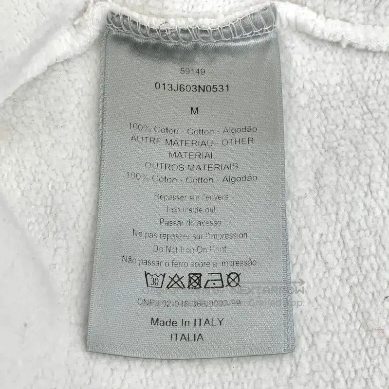 Dior Dior White Cotton Men’s Sweatshirt . Size US M / EU 48-50 / 2 - 7 Thumbnail