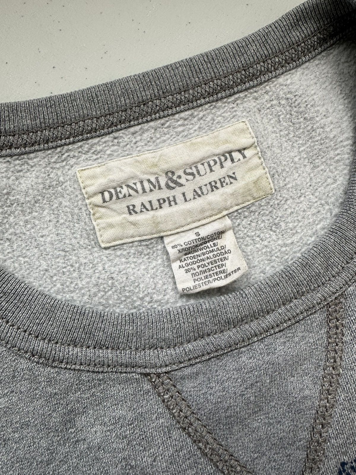 Denim & Supply Ralph Lauren × Polo Ralph Lauren Vintage Y2k Denim Supply Ralph Lauren Sweatshirt Size US S / EU 44-46 / 1 - 7 Thumbnail