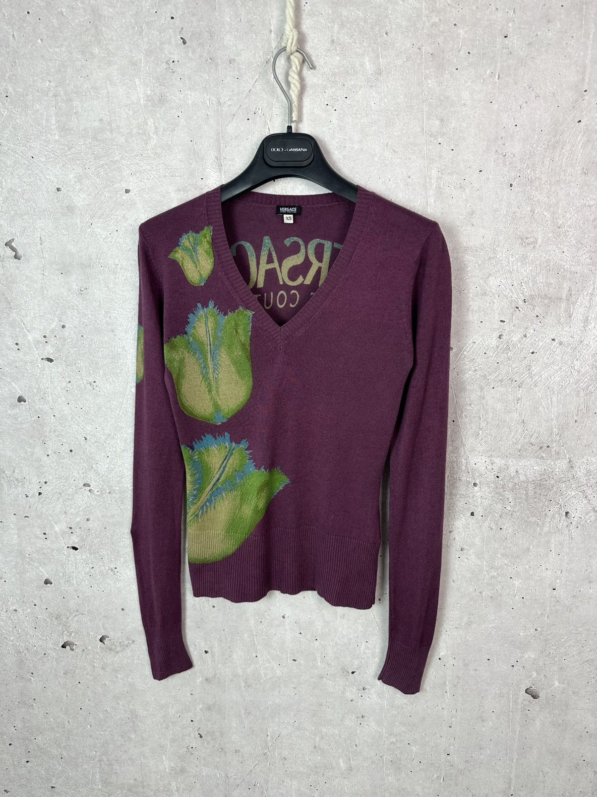 Versace Jeans Couture Vintage Versace Jeans Couture Silk-Cashmere Women’s Sweater Size XS / US 0-2 / IT 36-38 - 1 Thumbnail