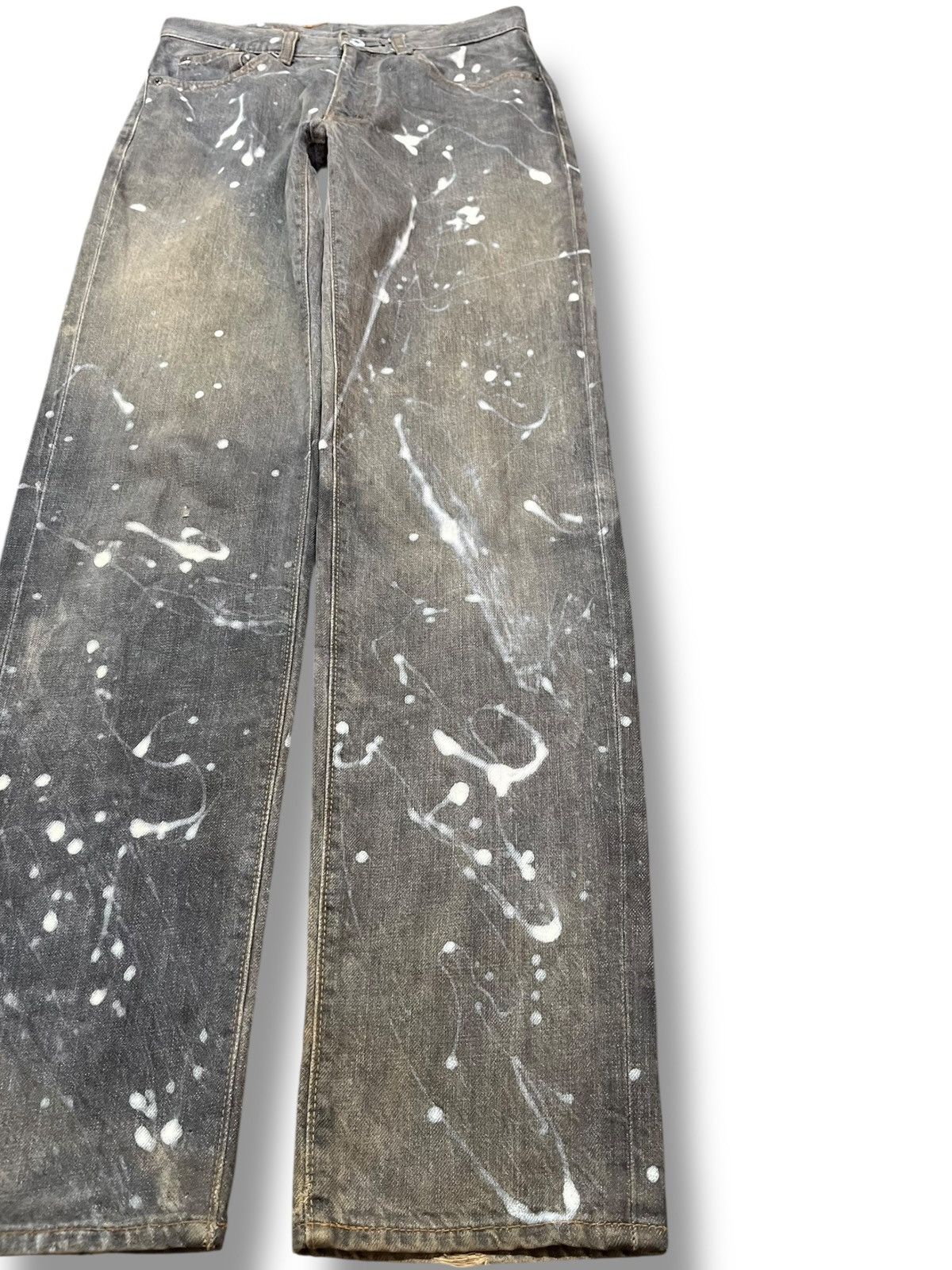 Balmain Vintage West Point Bleach Splatter Denim Size US 28 / EU 44 - 4 Thumbnail