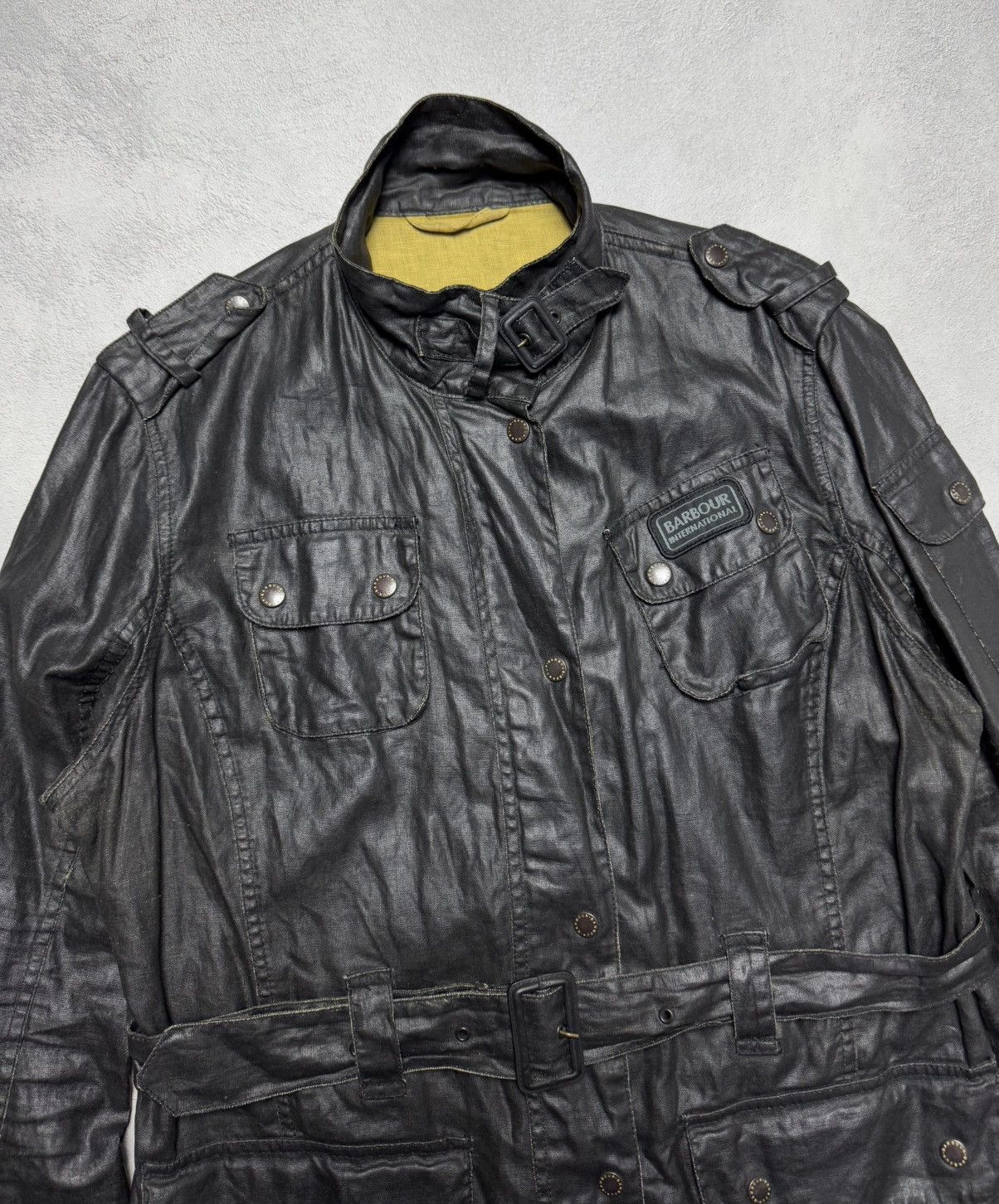 Barbour Barbour International Duralinen Quilted Bike Jacket Size XL / US 12-14 / IT 48-50 - 3 Thumbnail