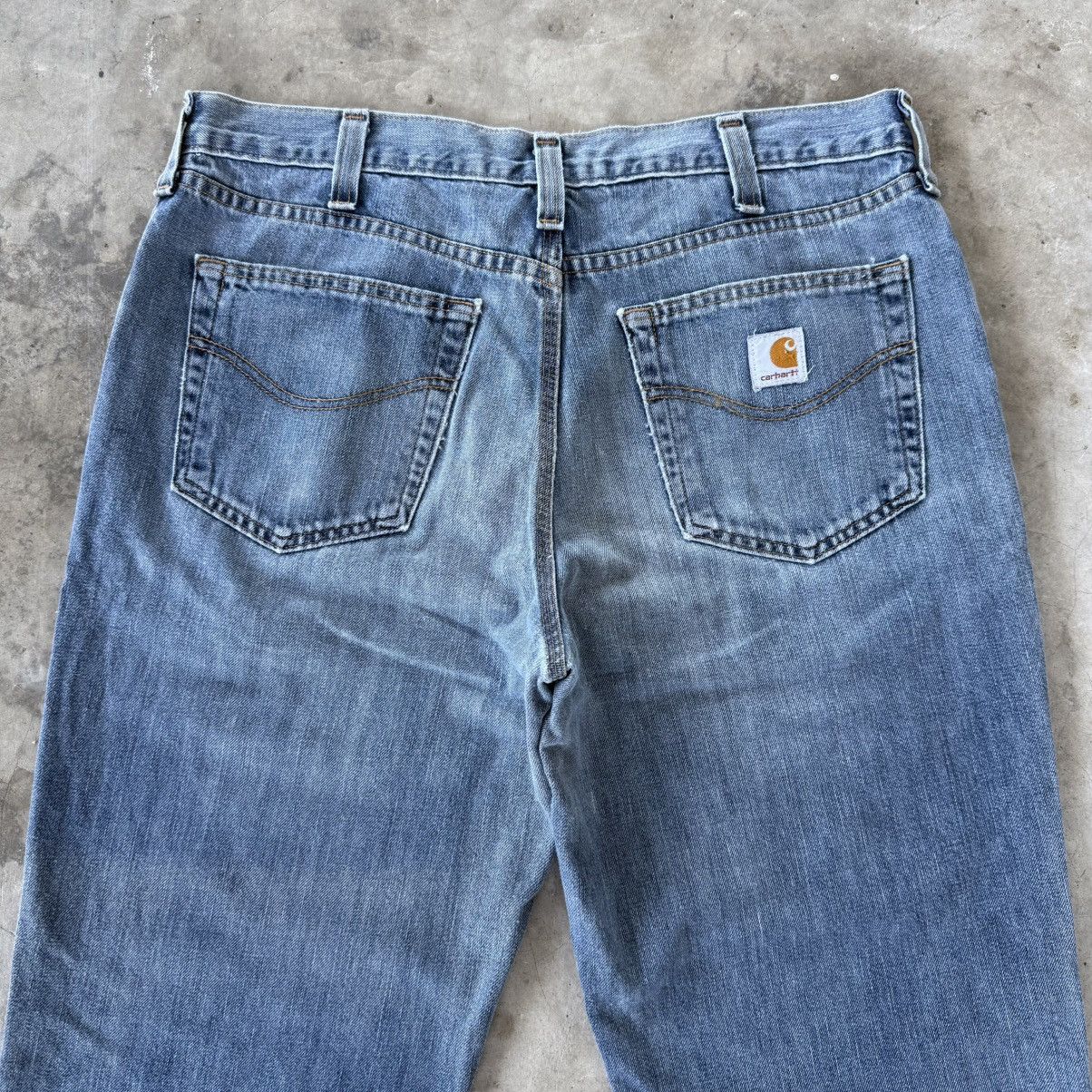 Carhartt W36x33 Vintage Carhartt Faded Denim Jean Size US 36 / EU 52 - 8 Thumbnail