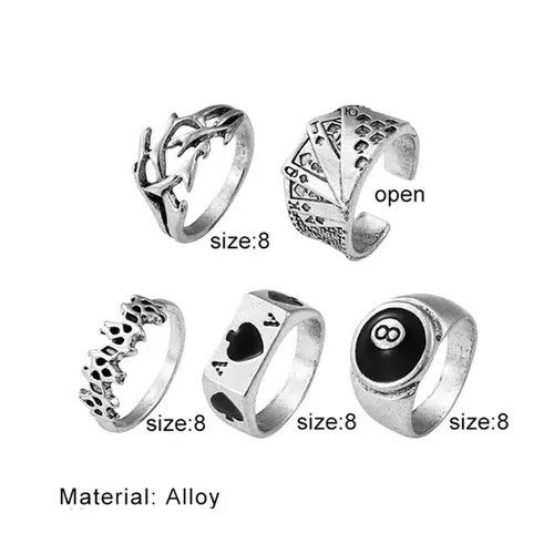 Jewelry Minami x Azumi 5pcs Rings Set Size ONE SIZE - 6 Thumbnail