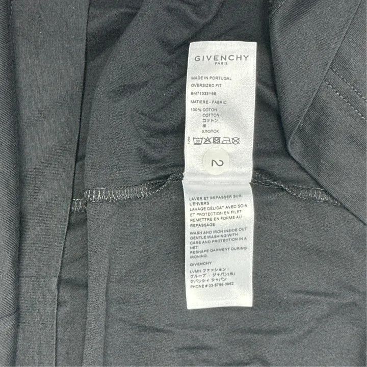 Other Givenchy Givenchy SS21 Black Oversized Graphic TShirt -250 Size US L / EU 52-54 / 3 - 5 Thumbnail