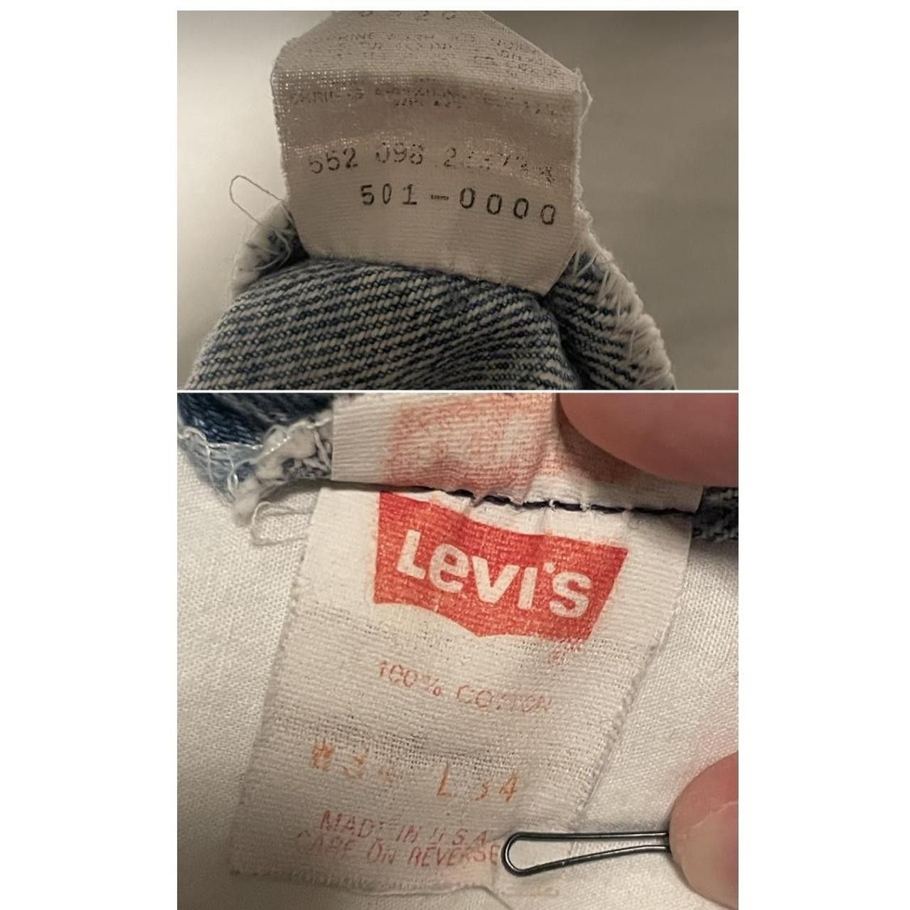 Levi's 80's Levi's 501 light wash W 32 L 28 Size US 32 / EU 48 - 8 Thumbnail