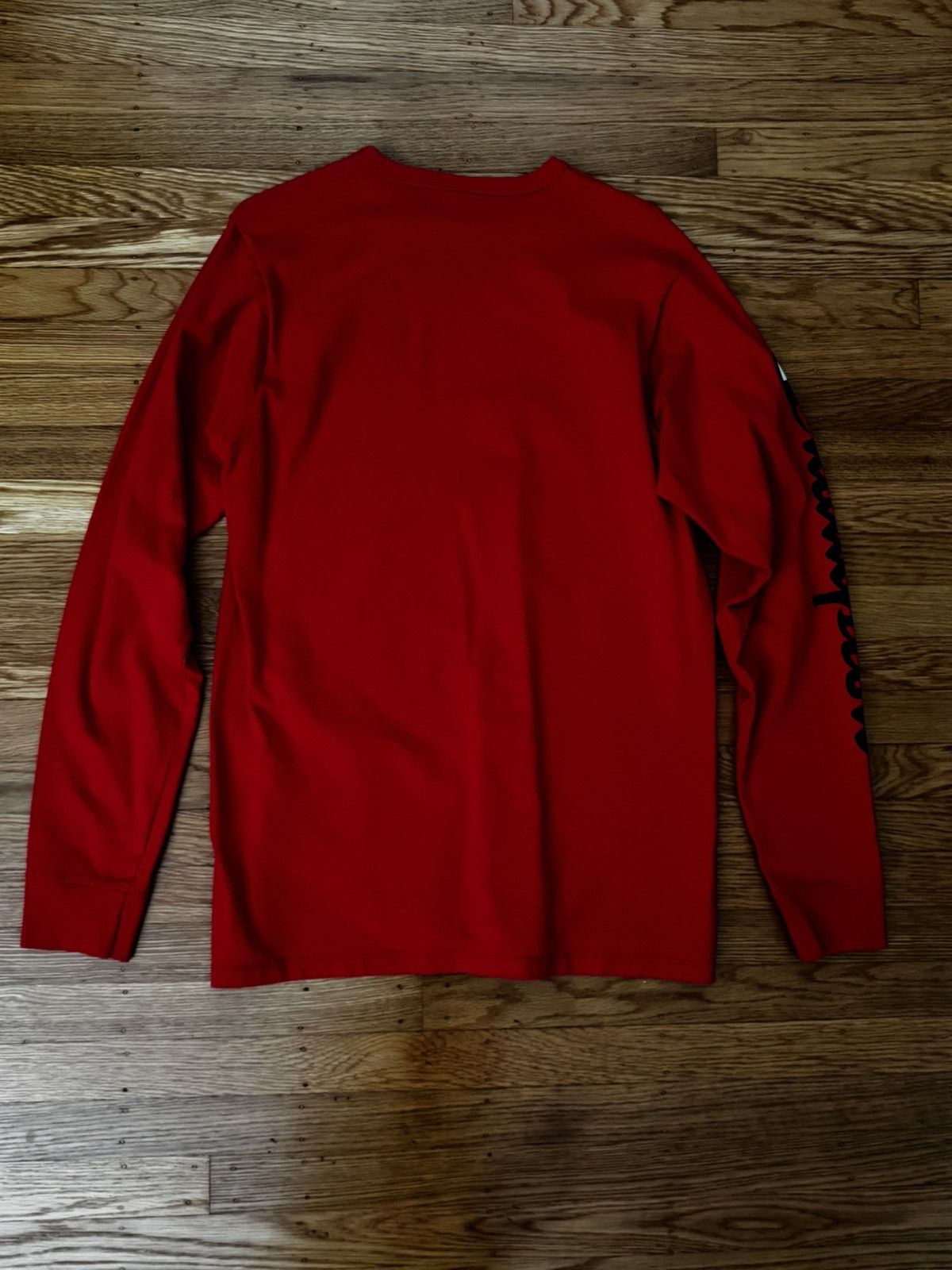 Champion Champion Logo Logo Long Sleeve Red - size Large Size US L / EU 52-54 / 3 - 3 Thumbnail
