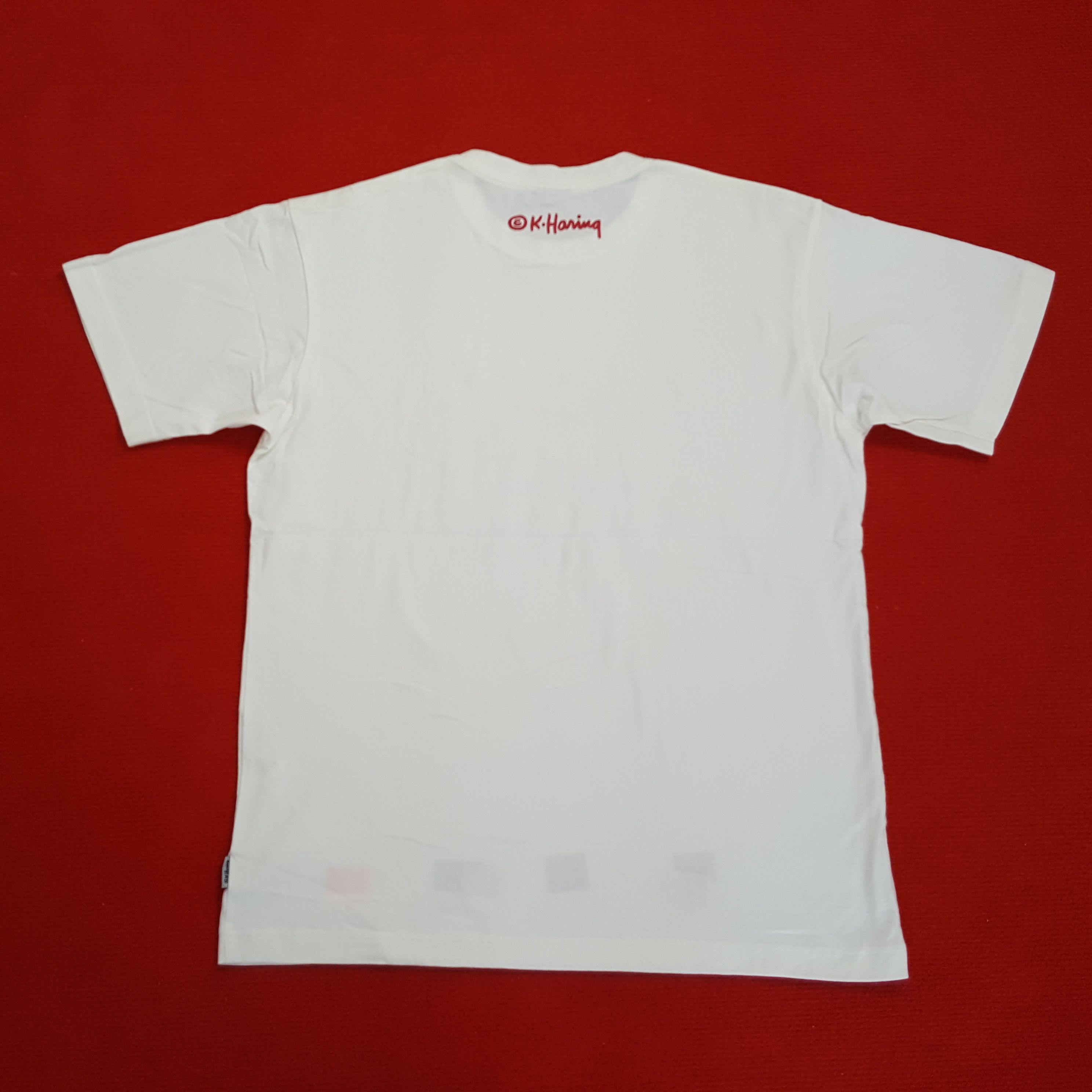 Keith Haring × Vintage Keith Haring Big Logo Design Tshirt Size US L / EU 52-54 / 3 - 3 Thumbnail