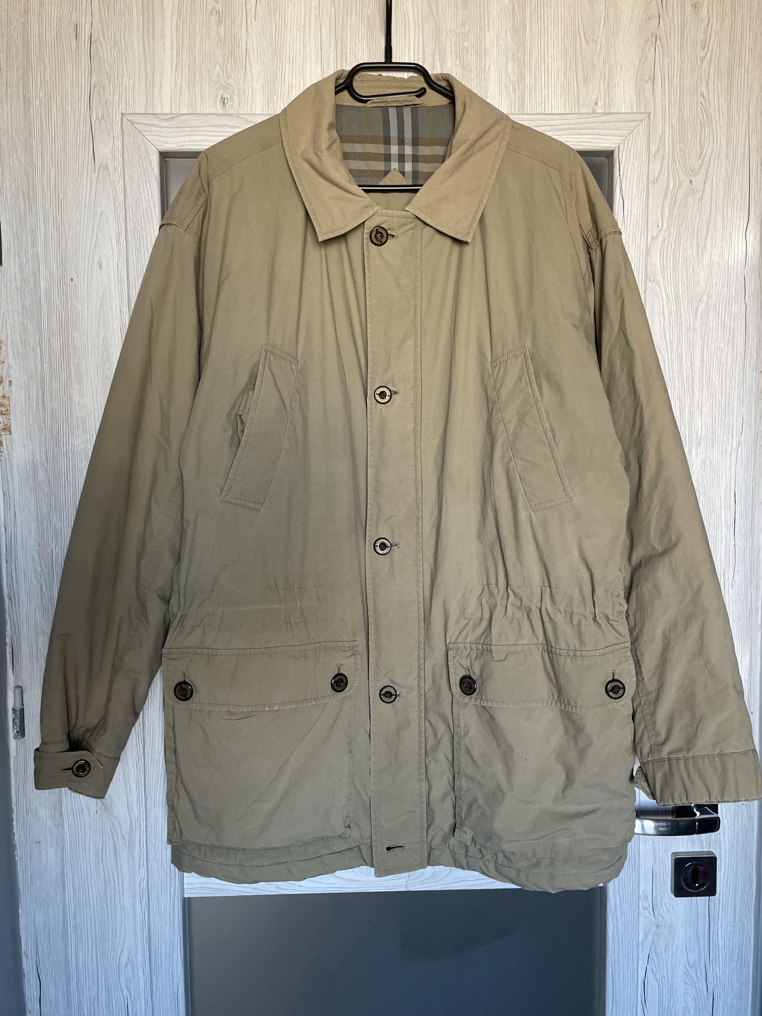 Burberry VINTAGE 90S BURBERRYS OLD MONEY BEIGE COAT JACKET Size US M / EU 48-50 / 2 - 13 Thumbnail