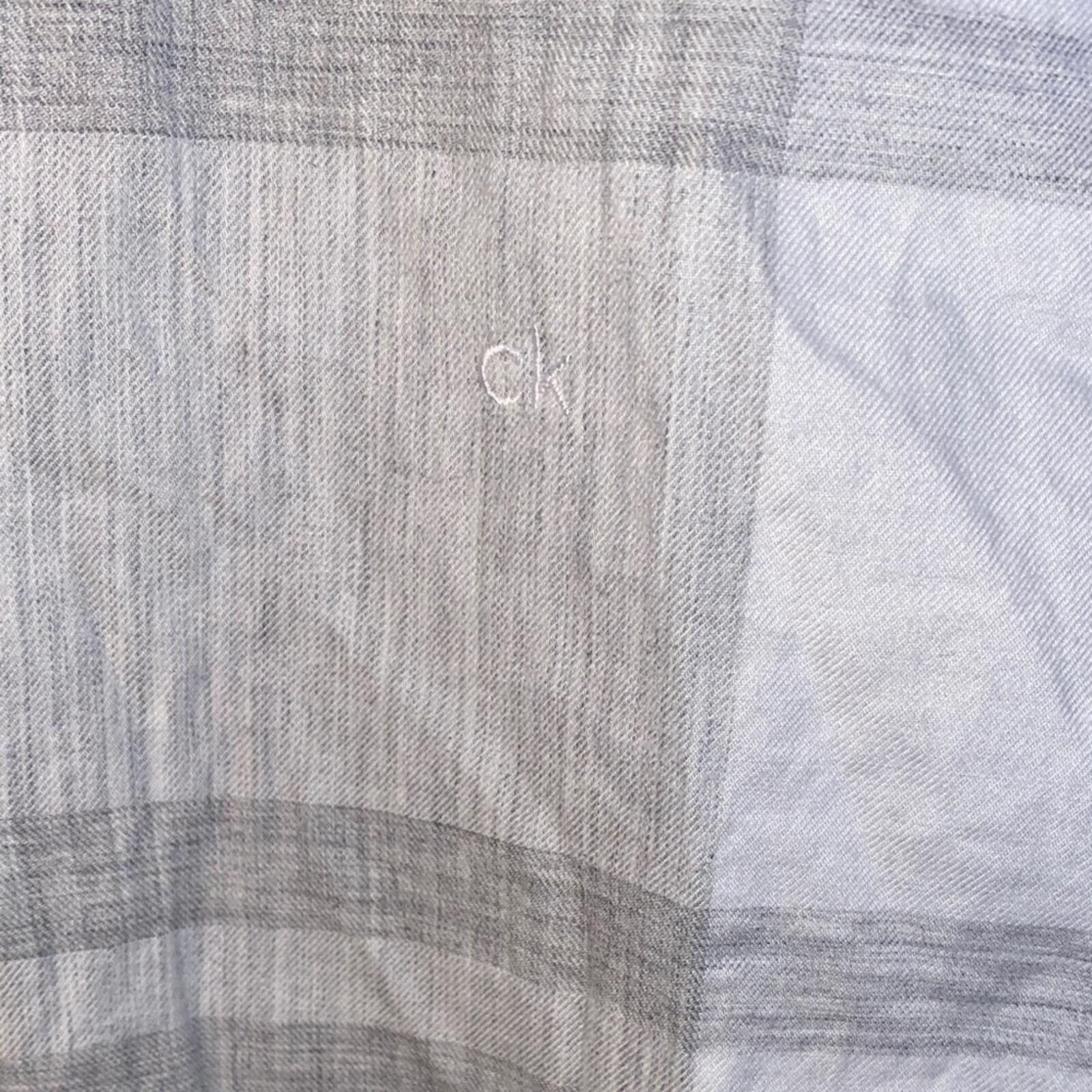 Calvin Klein Calvin Klein Linen Cotton Plaid Short Sleeve Button Down Lrg Size US L / EU 52-54 / 3 - 5 Thumbnail