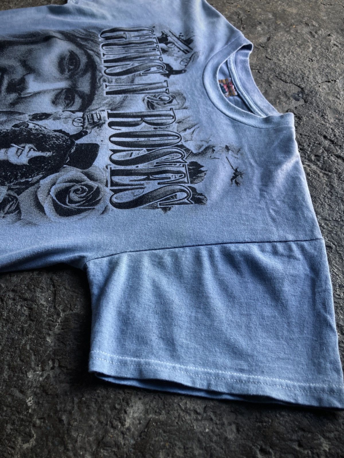 Band Tees × Guns N' Roses × Vintage Vintage 90s Guns & Roses Mexican Bootleg Big Print Size US L / EU 52-54 / 3 - 6 Thumbnail