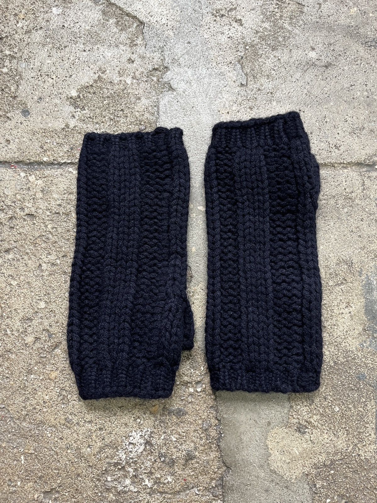Other Deadstock Cashmere Fingerless Gloves (unisex) Size ONE SIZE - 8 Thumbnail
