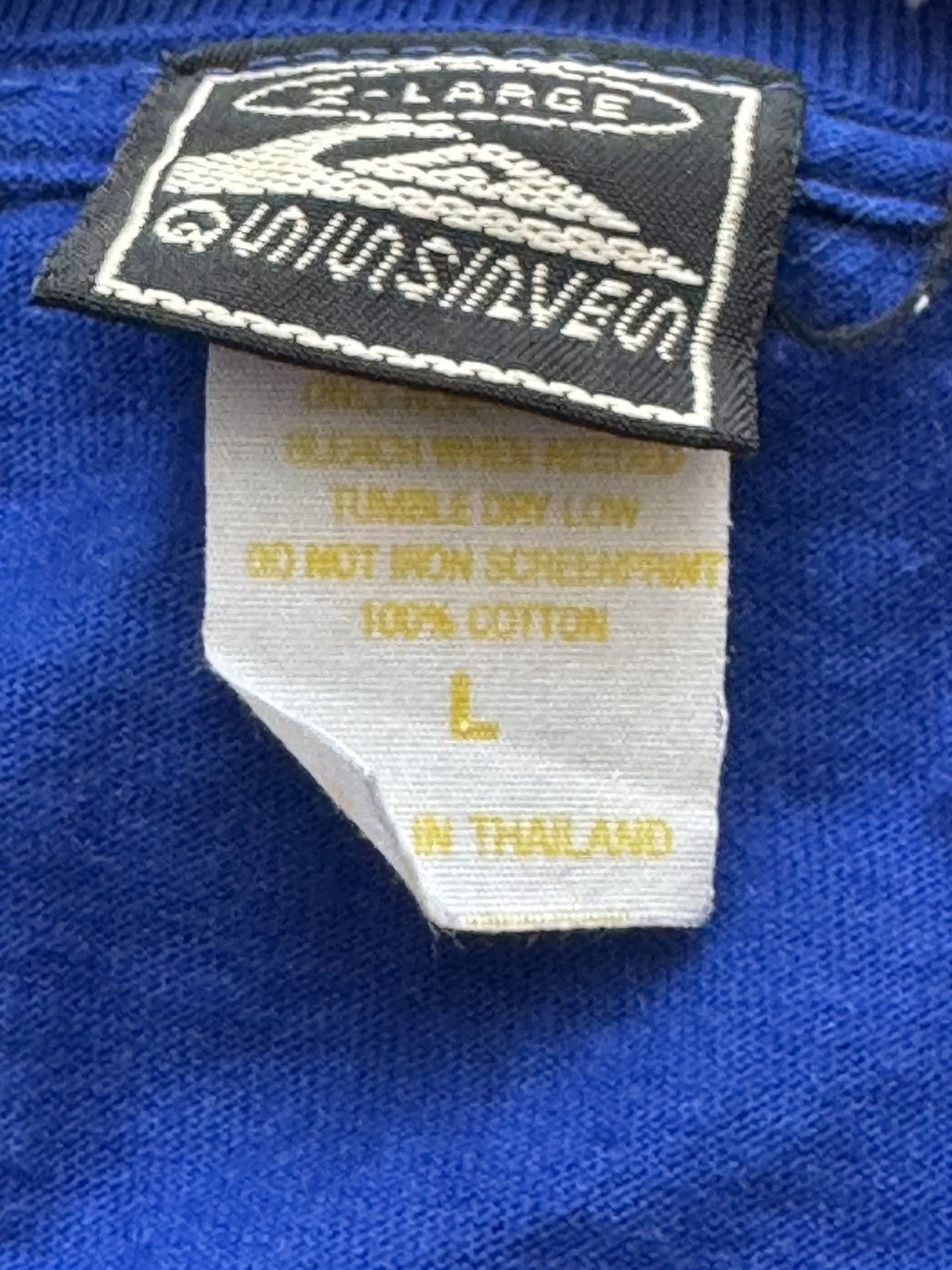 Quicksilver Quiksilver vintage surf painted logo big graphic t-shirt Size US L / EU 52-54 / 3 - 4 Thumbnail