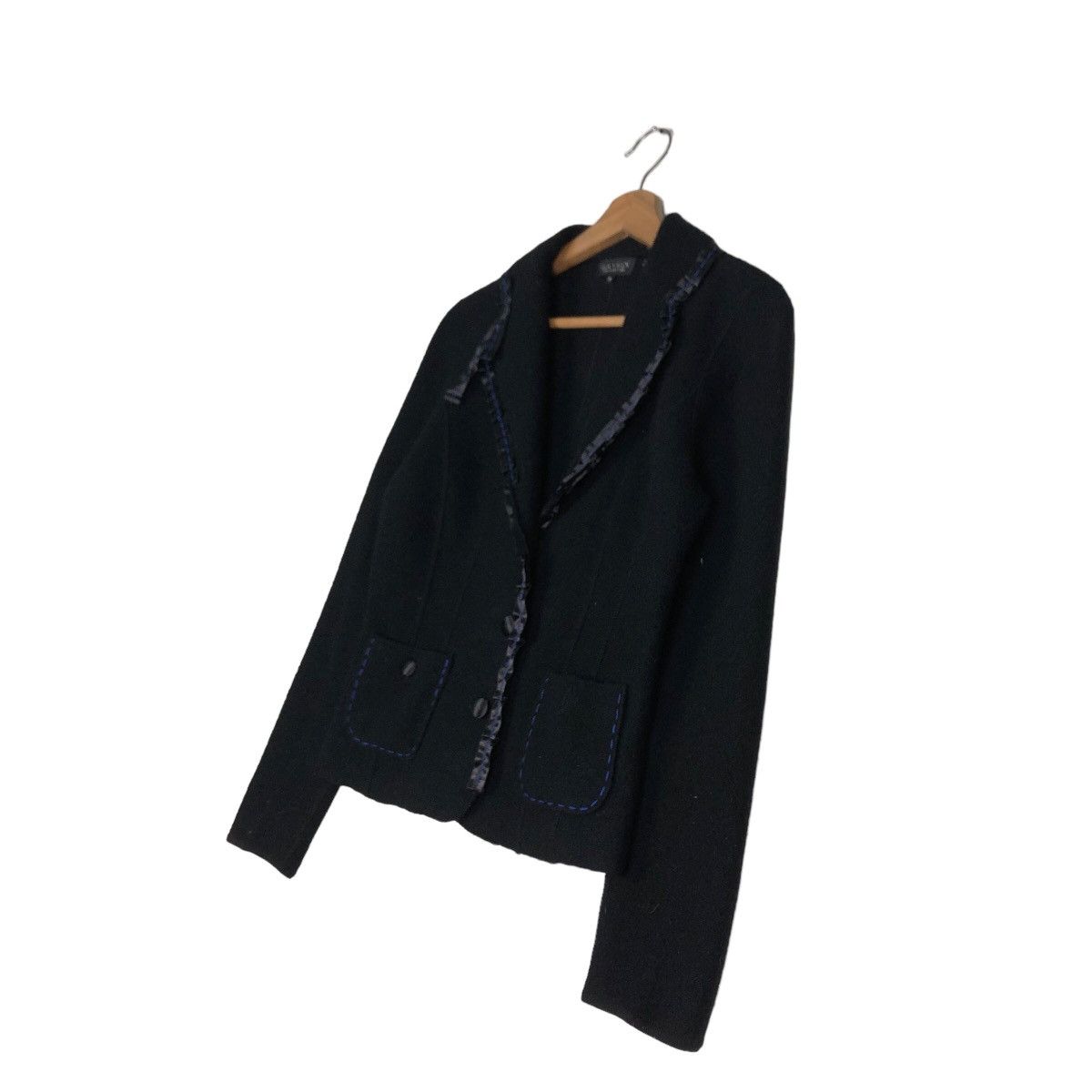 Lanvin 🔥Rich Black Cropped Jacket Lanvin Collection Size US M / EU 48-50 / 2 - 2 Thumbnail