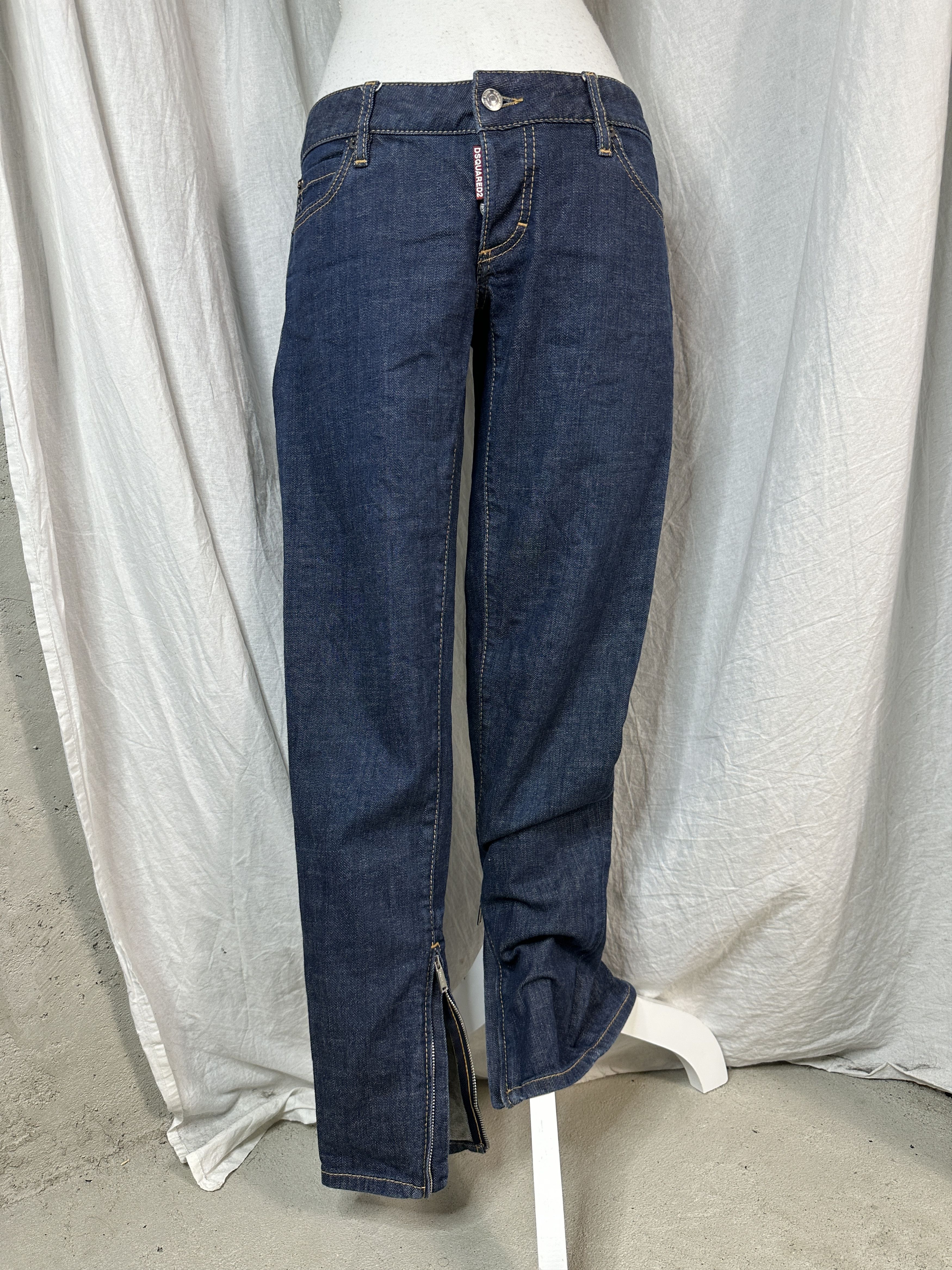 Dsquared2 × Vintage Women's Jeans Dsquared2 Size 27" / US 4 / IT 40 - 6 Thumbnail