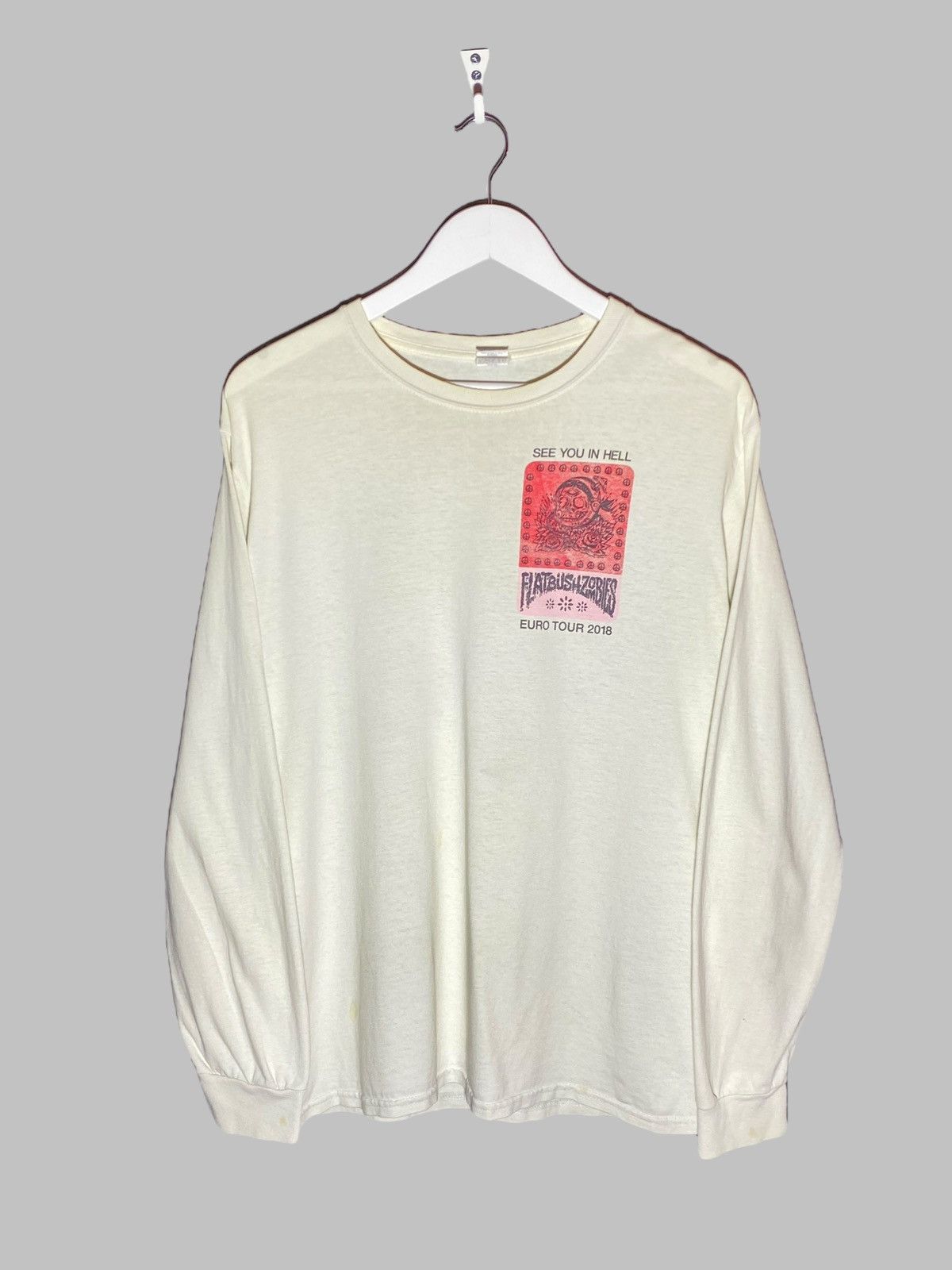 Band Tees 🔥 FLATBUSH ZOMBIES TOUR SHIRT SEE YOU IN HELL VINTAGE STYLE Size US M / EU 48-50 / 2 - 2 Thumbnail