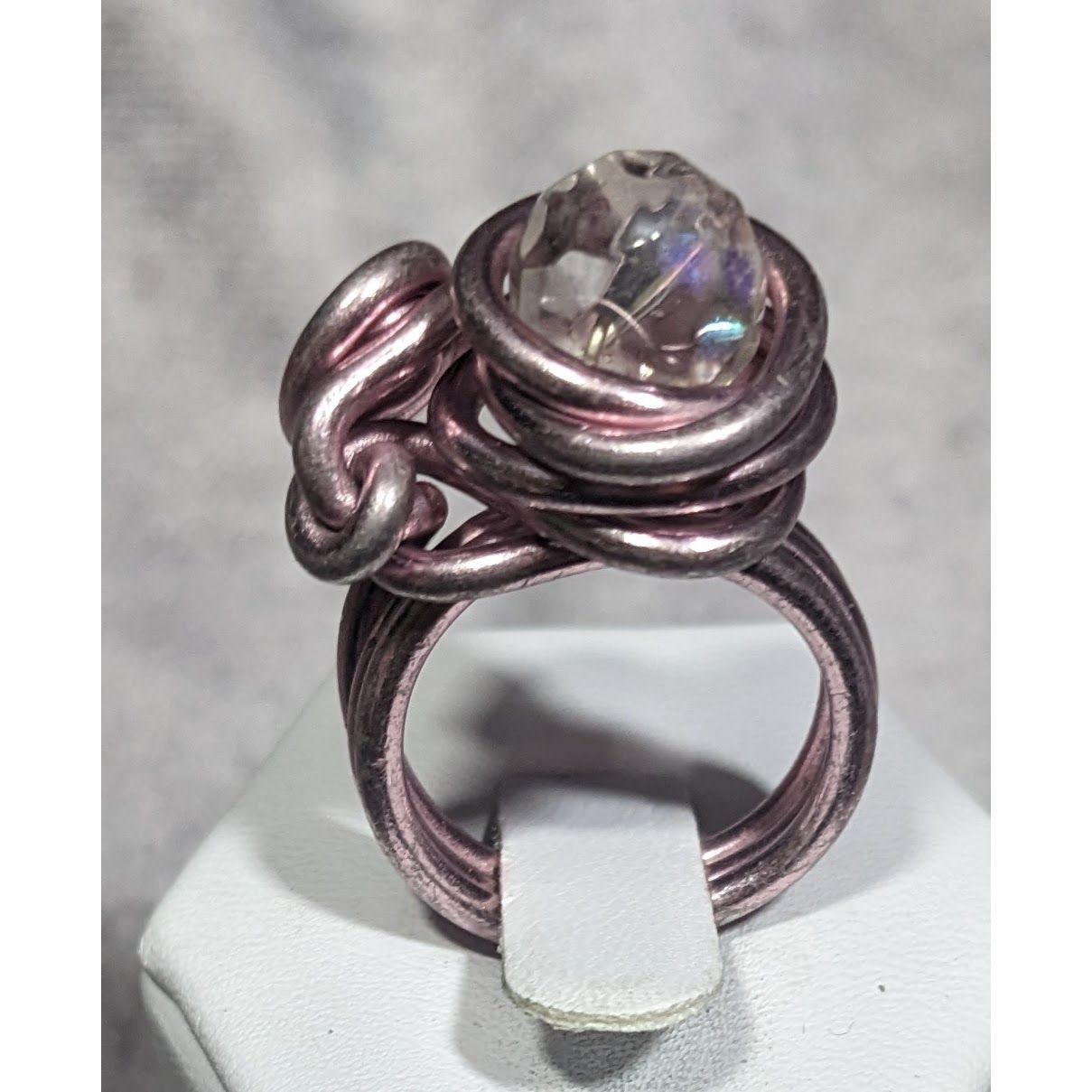 Other Handmade Abstract Pastel Pink Finished Aluminum Wire Wrapped Size ONE SIZE - 9 Thumbnail