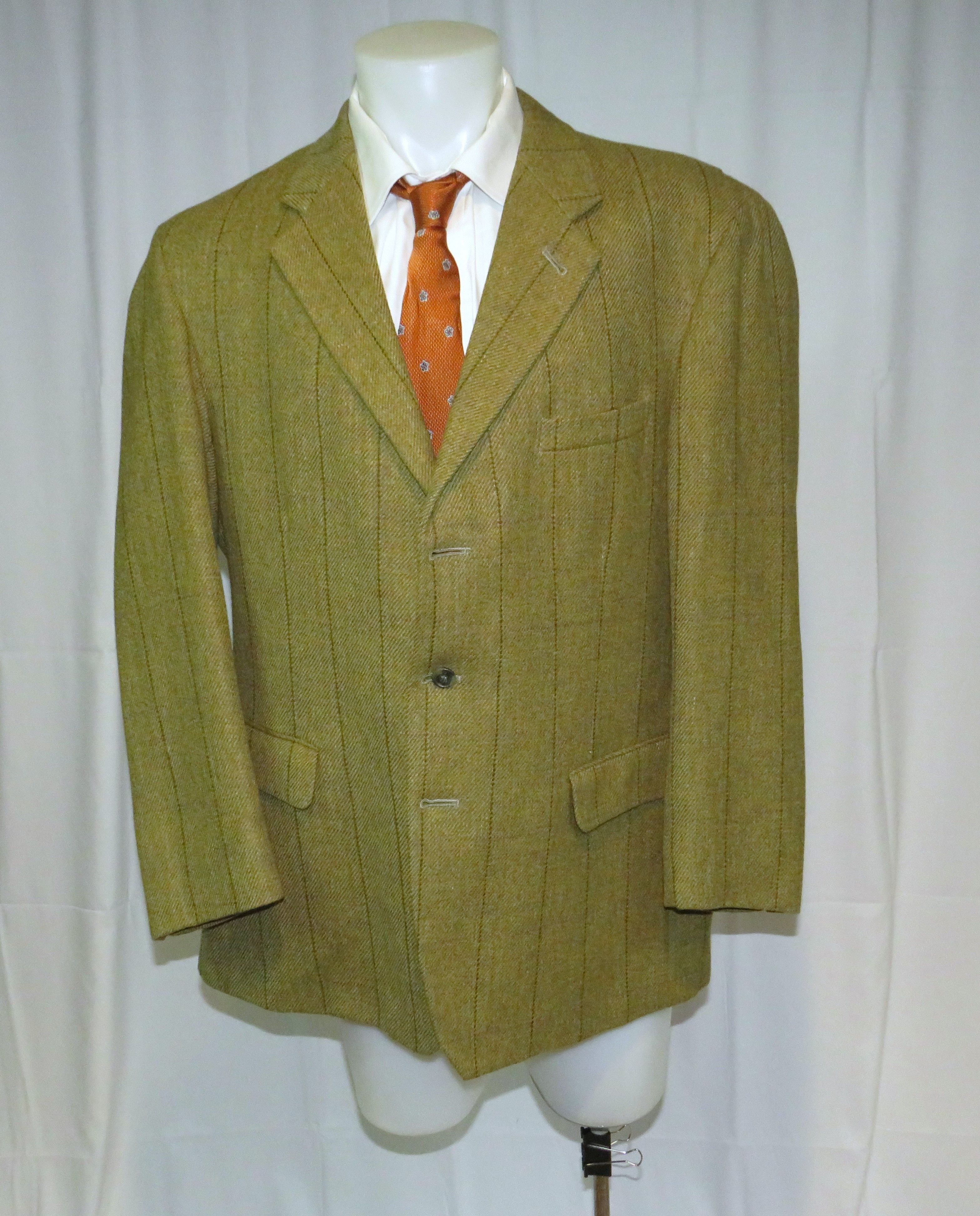 Other P&J Haggart Green Tweed Three Button Shooting Jacket 46 Size 46R - 1 Thumbnail