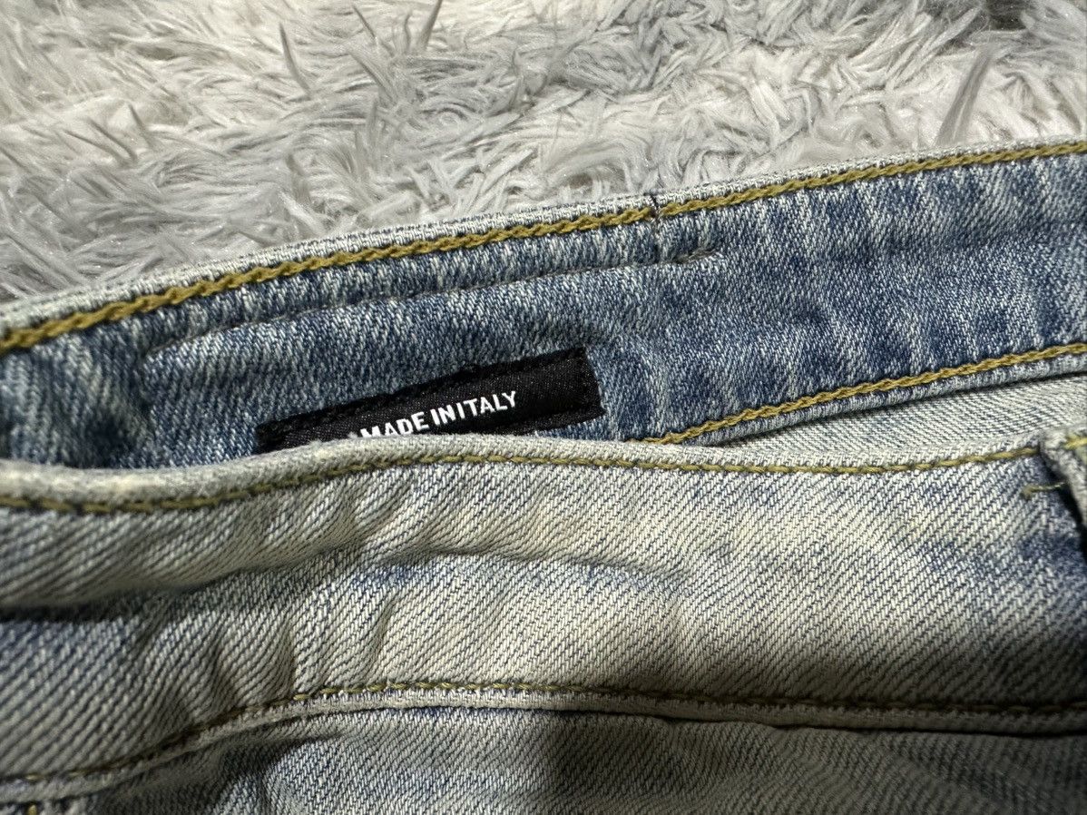 R13 🔥R13 Boy Skinny Denim Distressed Patchwork Size US 31 - 10 Thumbnail