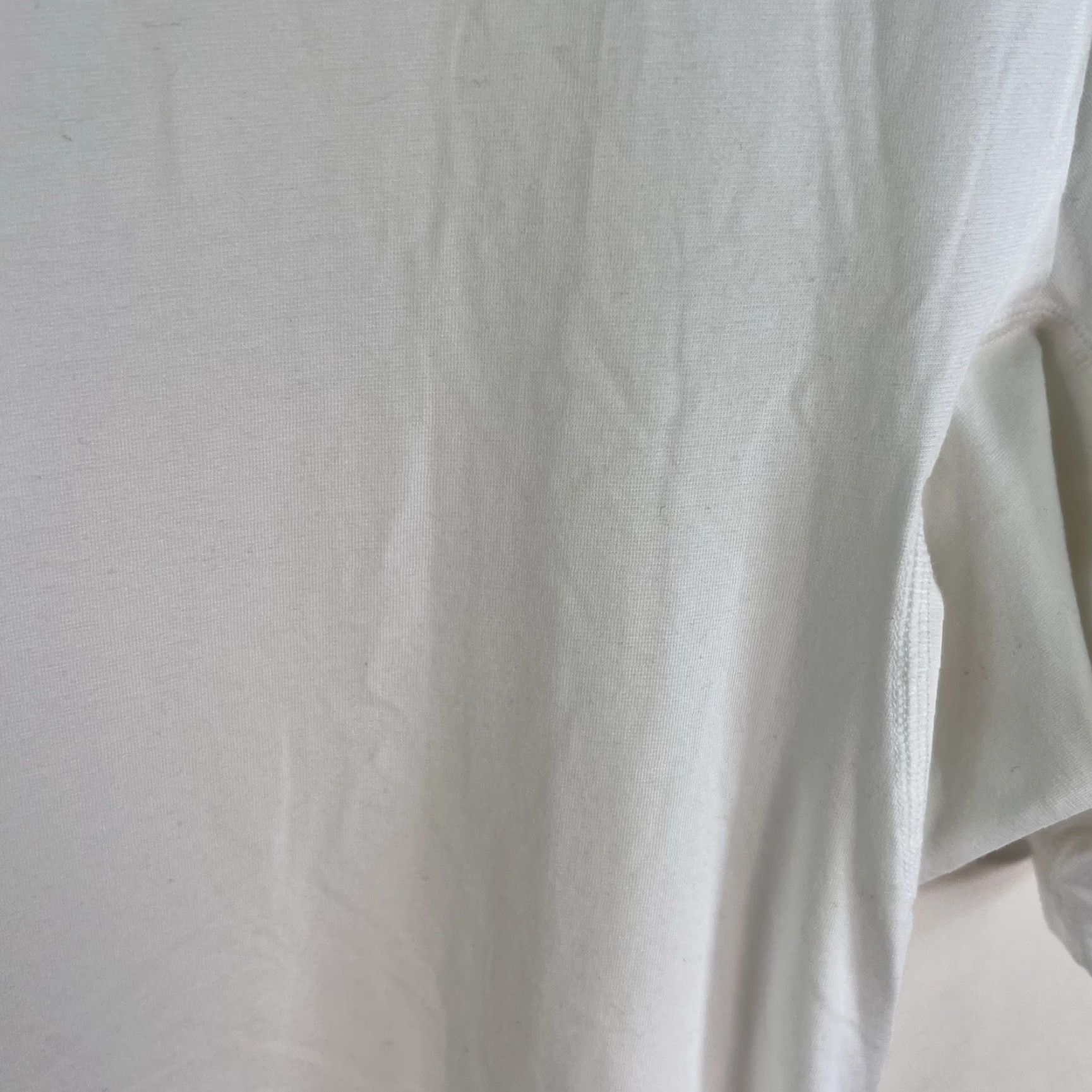 Vintage MEY V-Neck Soft T-Shirt Mens 4XL White Cotton-Blend Stretch Shirt 4XL White Mens V-Neck Short Sleeve Portugal Classic Summer Fall Spring Mens Size US XXL / EU 58 / 5 - 2 Thumbnail