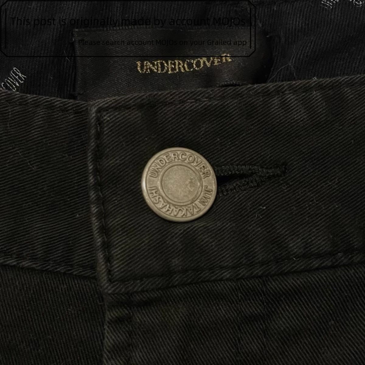 Undercover Sz 5 Undercover Cutting Distressed Black Denim mojo7212 Size US 34 / EU 50 - 4 Thumbnail