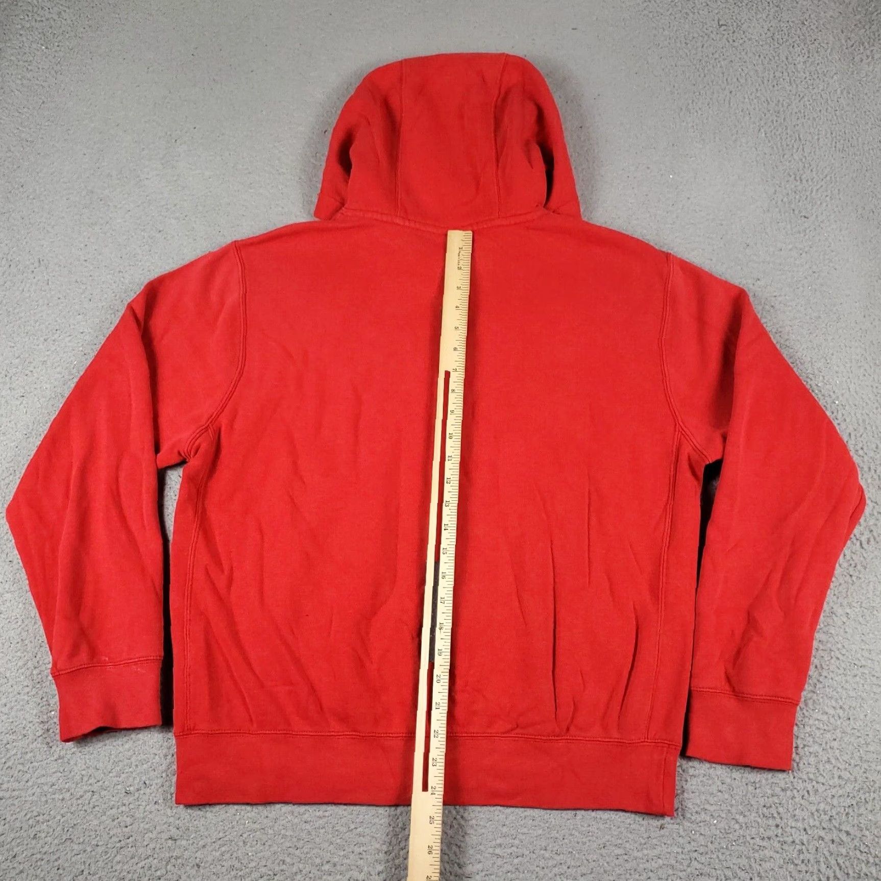 Nike VINTAGE Nike Hoodie Pullover Mens Medium Red Logo Sweatshirt Sportswear Casual Size US M / EU 48-50 / 2 - 7 Thumbnail