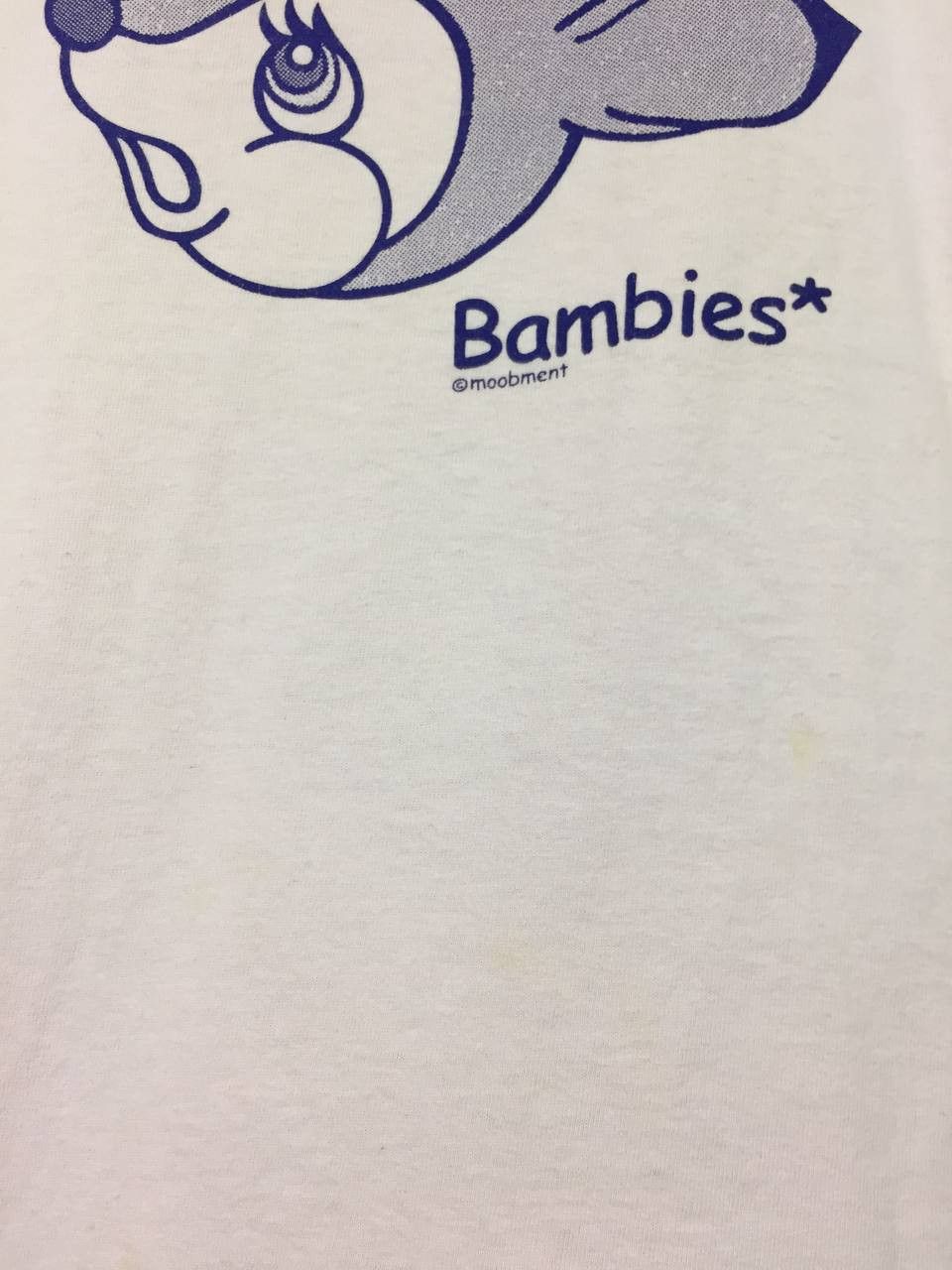 Vintage Vtg 90s Bambies Made In Usa Single Stitch Tee Kids L Size US XS / EU 42 / 0 - 5 Thumbnail