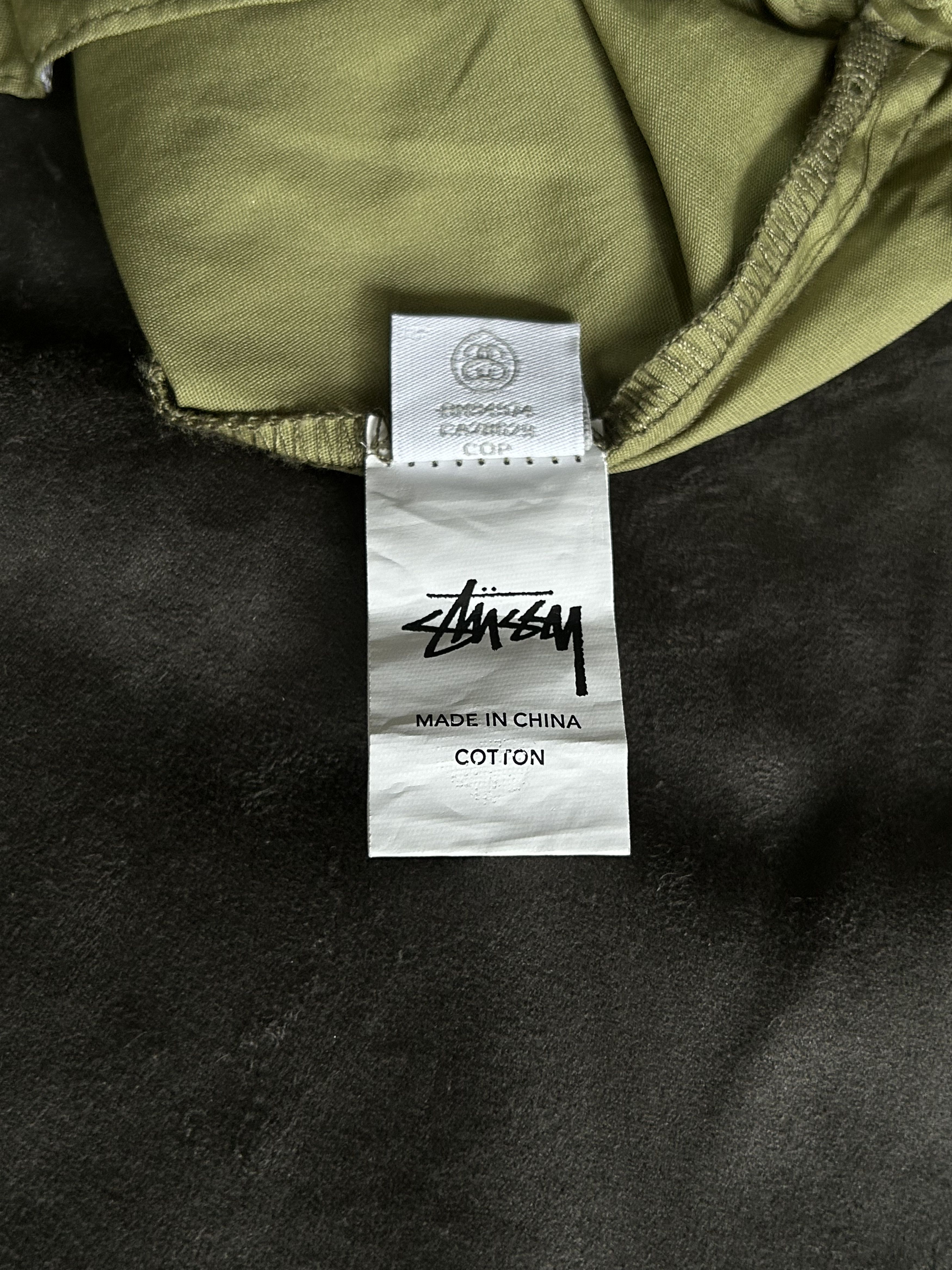 Stussy Deadstock Stussy Classic Logo Olive Green Shorts 34 X-Large Size US 34 / EU 50 - 4 Thumbnail