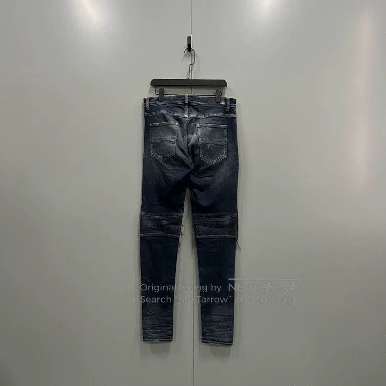 Amiri Amiri Size 33 Retro Blue Destroyed Jeans Size US 33 - 4 Thumbnail