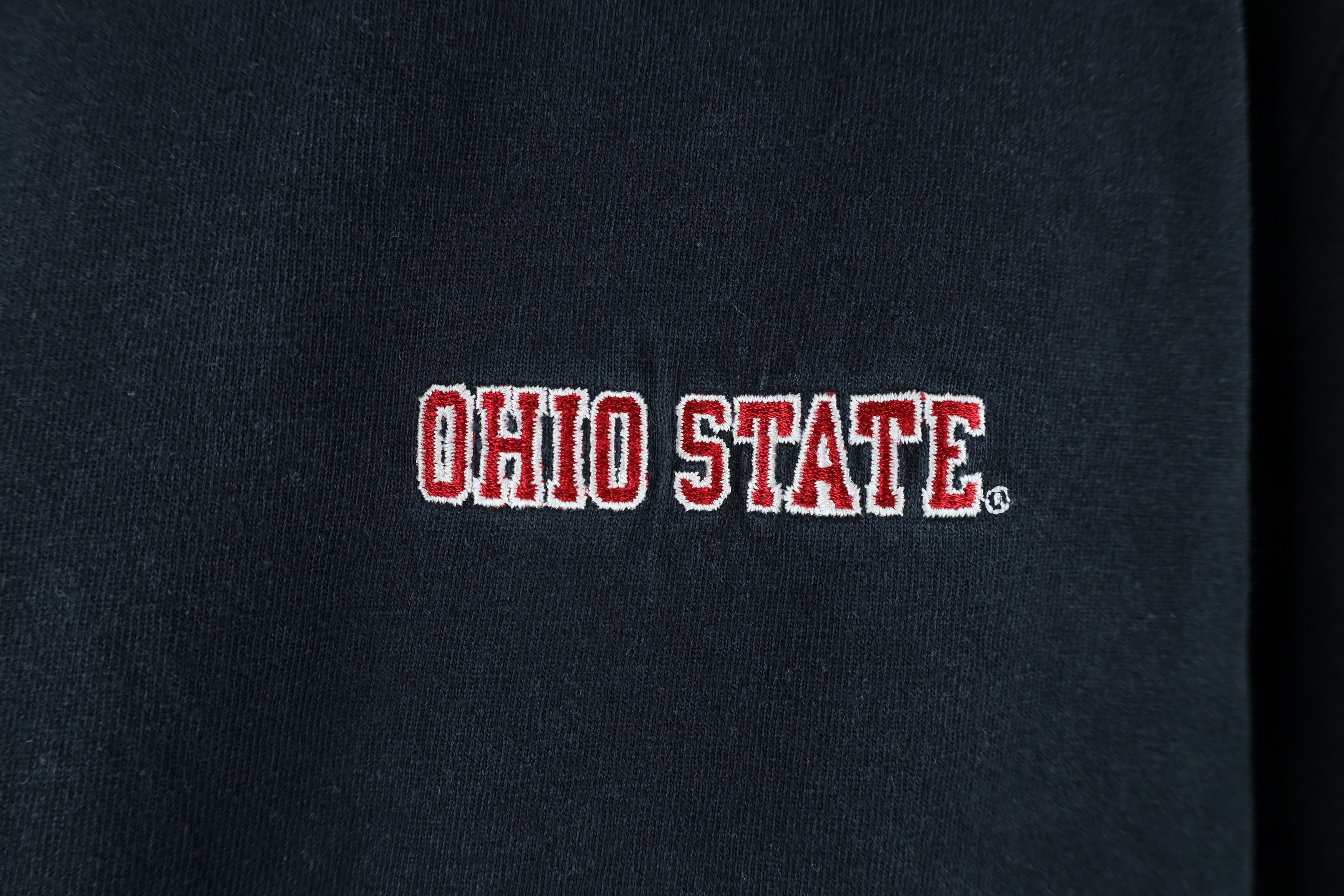 Vintage Vintage 90s Spell Out Ohio State University T-Shirt Black Size US M / EU 48-50 / 2 - 4 Thumbnail