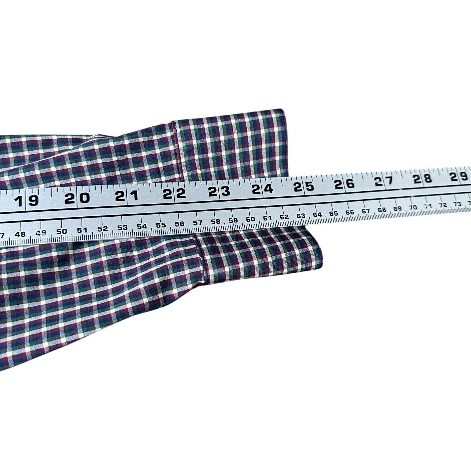Mizzen+Main Mizzen + Main Shirt Men’s Medium Red Blue Green Check Size US M / EU 48-50 / 2 - 9 Thumbnail