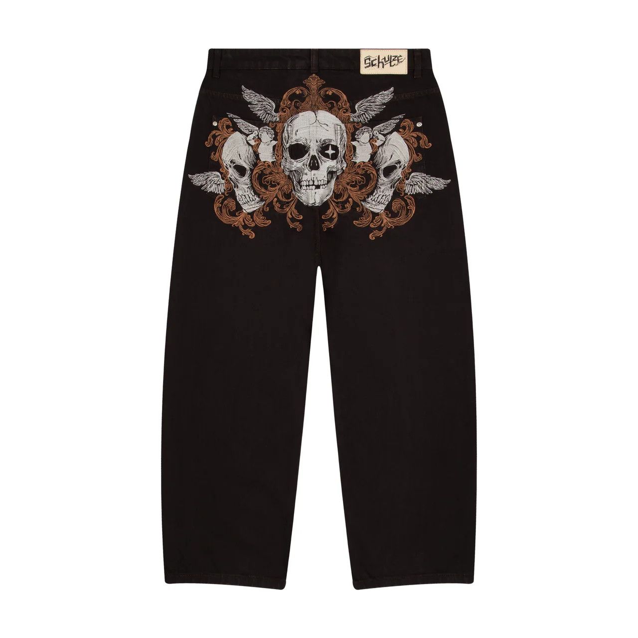 Other Skeleton Pattern Embroidery Jean Size US 36 / EU 52 - 5 Thumbnail