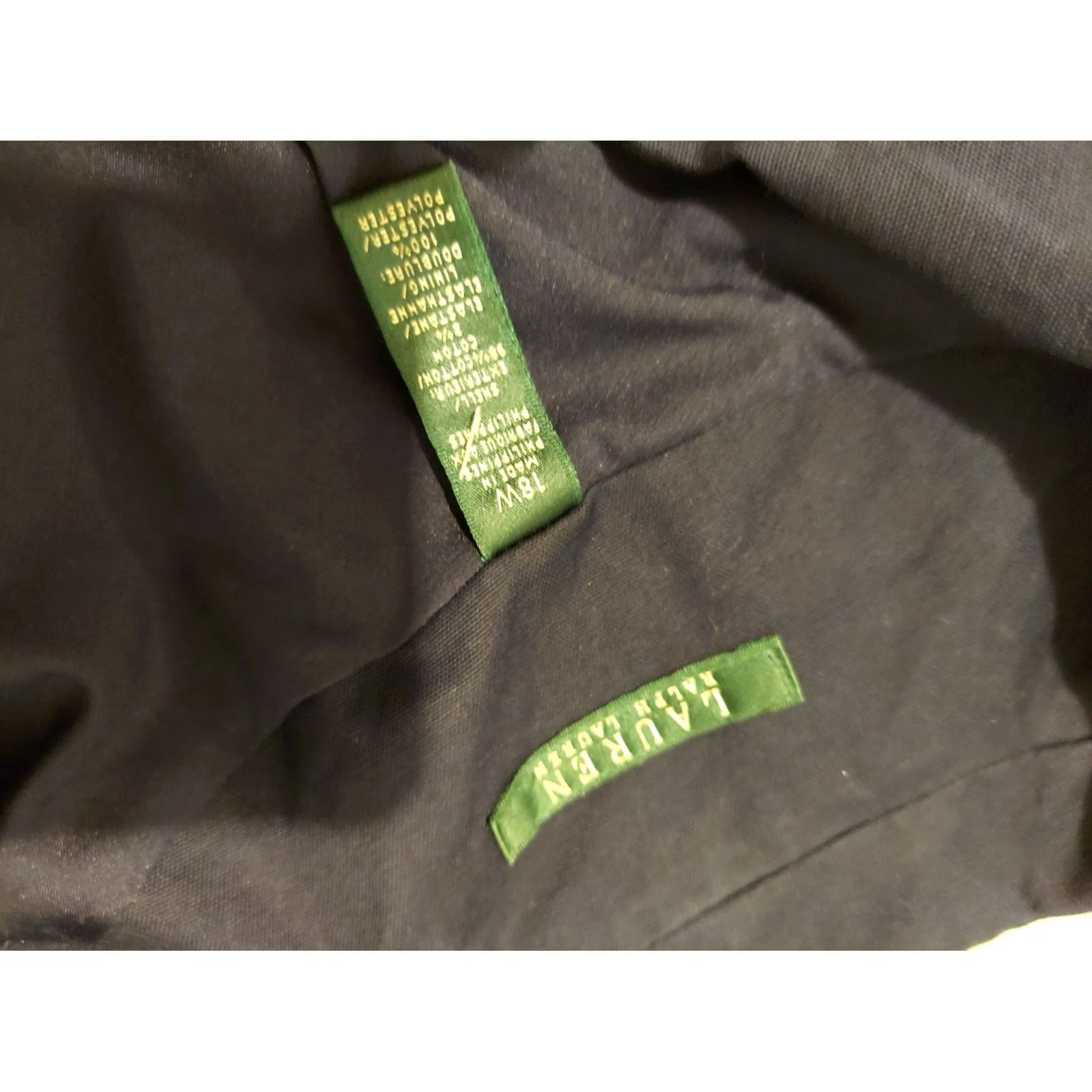 Polo Ralph Lauren Womens Polo Ralph Lauren Jacket 18W Navy Blue Cotton Jacket Women 18W Navy Blue Polo Ralph Lauren Shirt/ Jacket Size XXL / US 16-18 / IT 52-54 - 4 Thumbnail