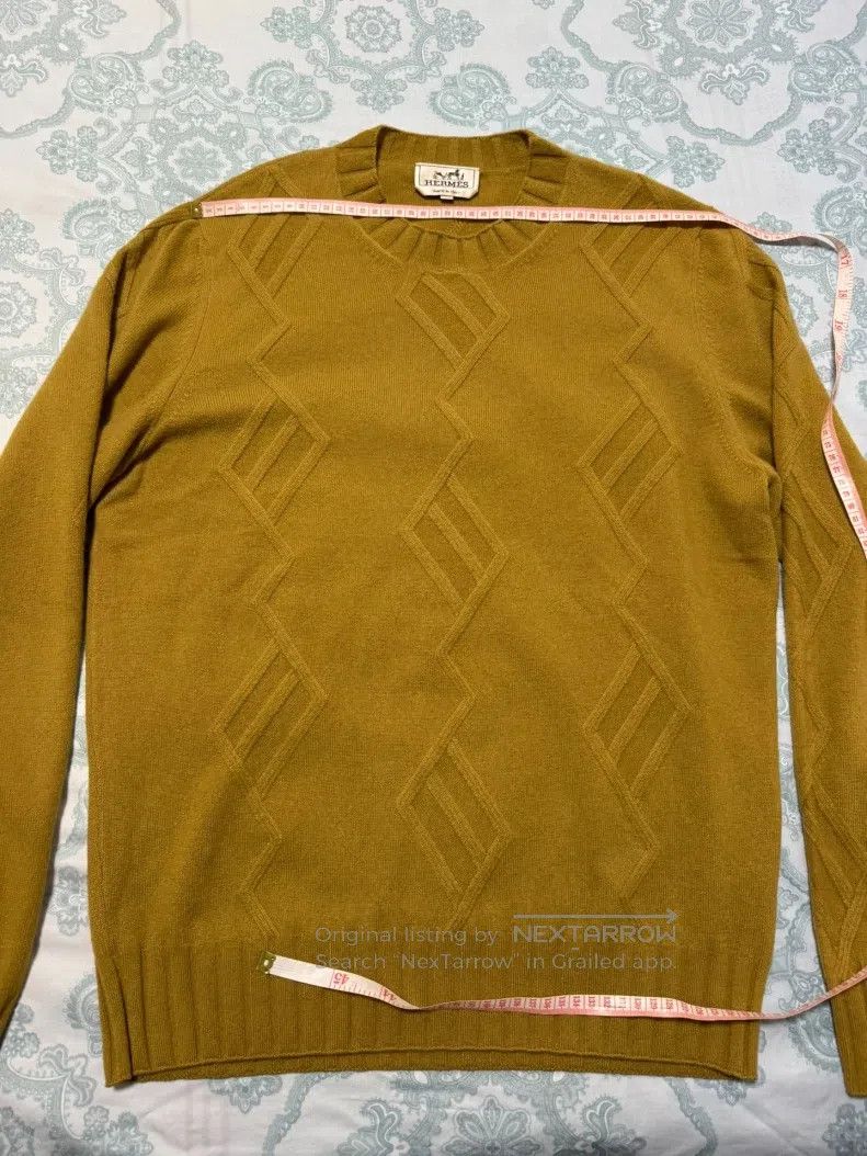 Hermes Hermes Cashmere Sweater, 100% Cashmere Size US L / EU 52-54 / 3 - 3 Thumbnail