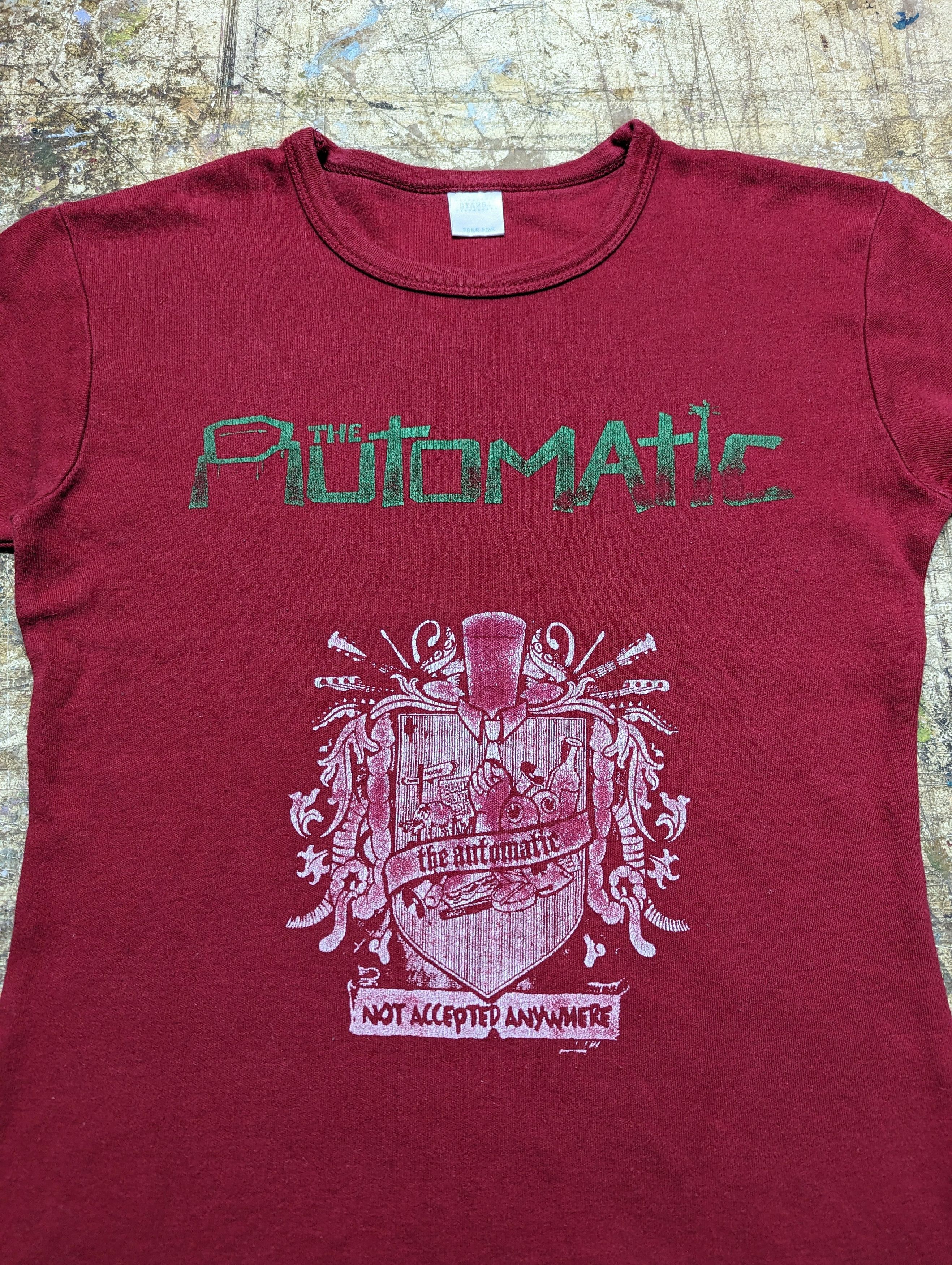 Band Tees Rare! 2006 The Automatic "Not Accepted..." Promo T Shirt Size M / US 6-8 / IT 42-44 - 1 Thumbnail