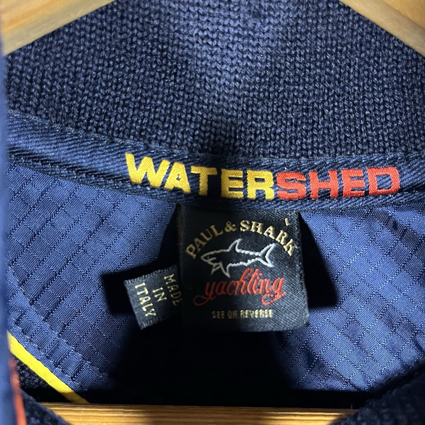 Paul & Shark VINTAGE Paul & Shark Yachting Watershed New Wool Half Zip Sweater Made in Italy Large Size US L / EU 52-54 / 3 - 4 Thumbnail